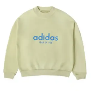 Adidas x Fear Of God Logo Crewneck Sweatshirt Autumn Green