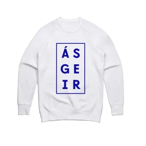 Afterglow / White Crew Sweater