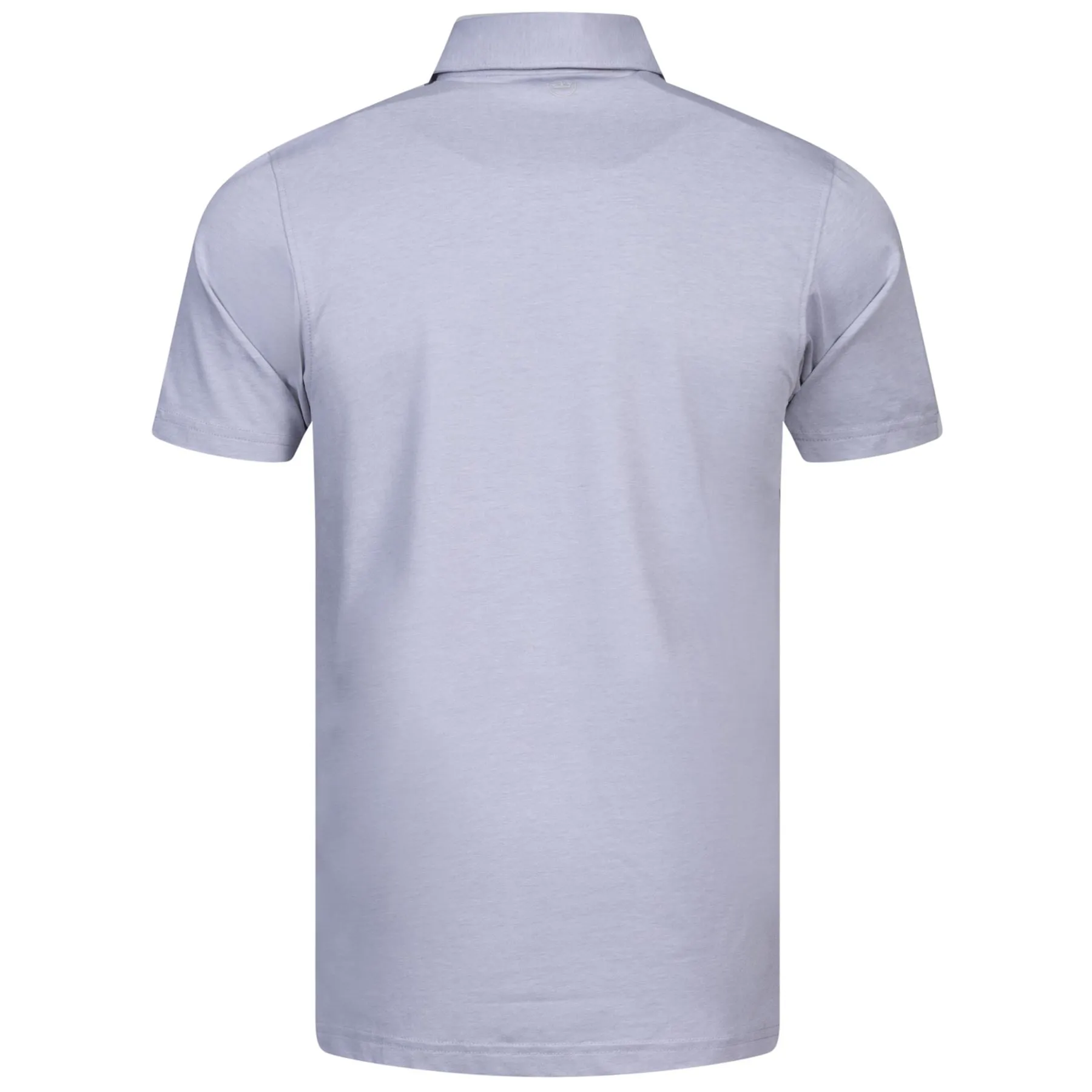 Albatross Cotton Blend Pique Polo Gale Grey - AW24