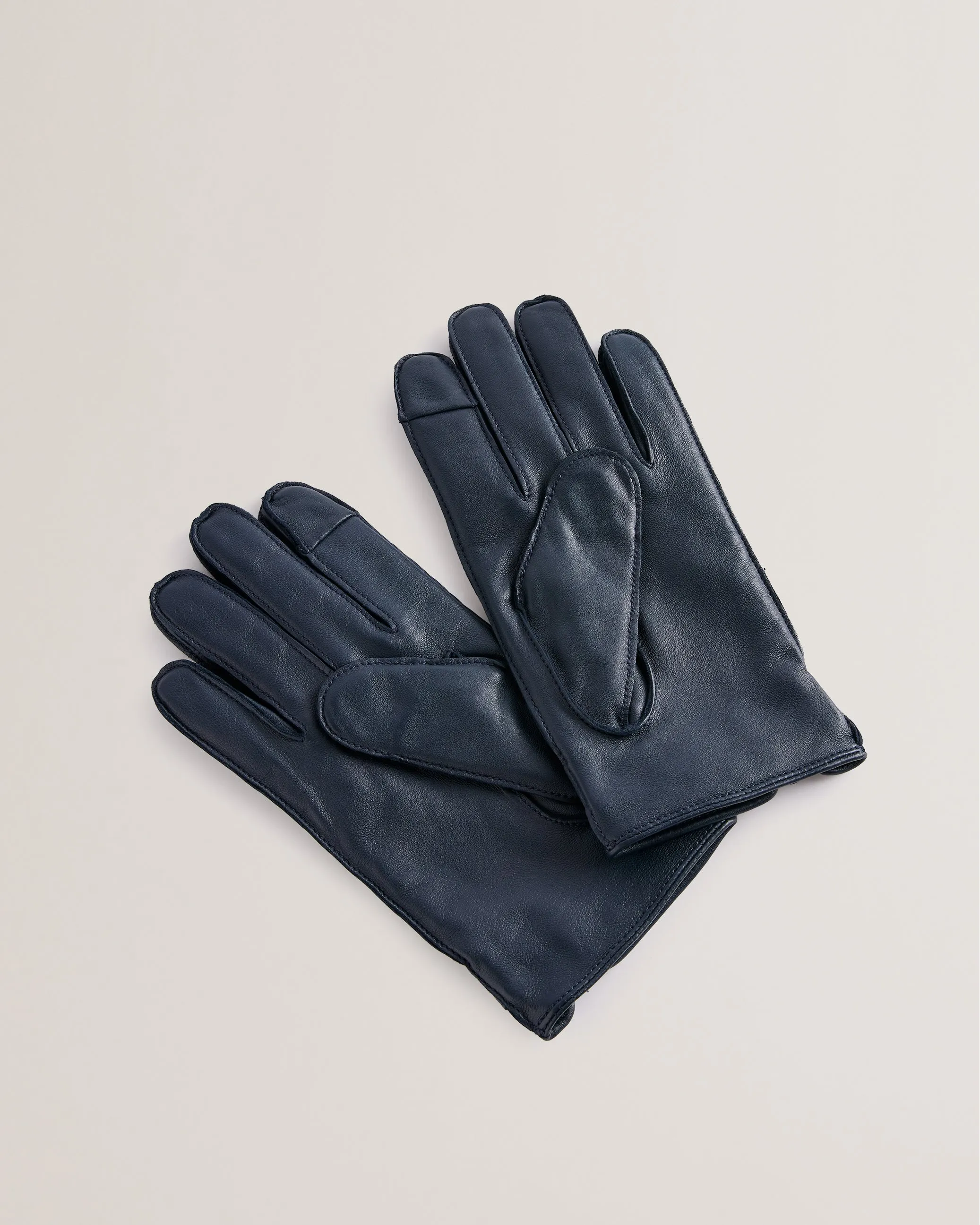 Alexxs Leather Gloves Navy