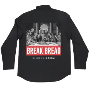 Break Bread - Black Oxford Long Sleeve Shirt