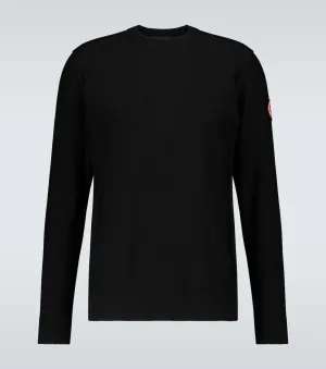 Canada Goose Wool Crewneck Sweater, Black