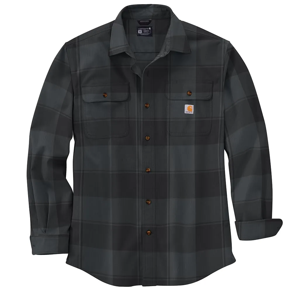 Carhartt 106356 Men's Loose Fit Heavyweight Flannel Long Sleeve Plaid Shirt