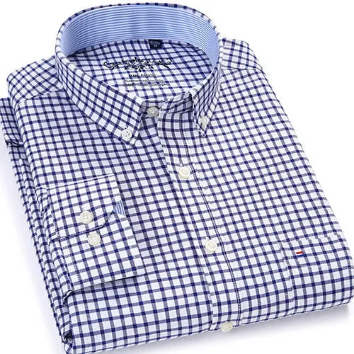 Casual Oxford Shirt Single Patch