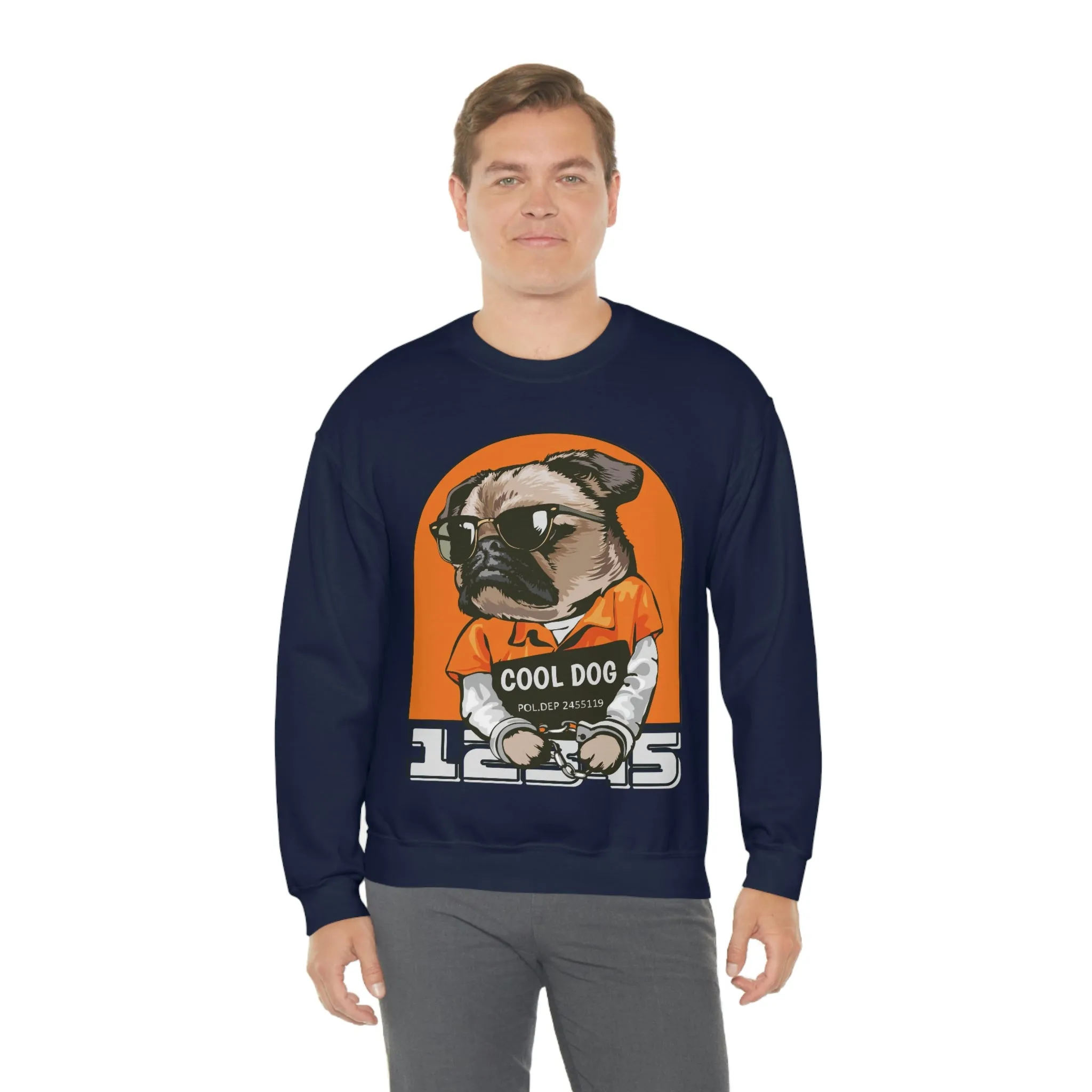 Cool Dog Unisex Heavy Blend™ Crewneck Sweatshirt POD