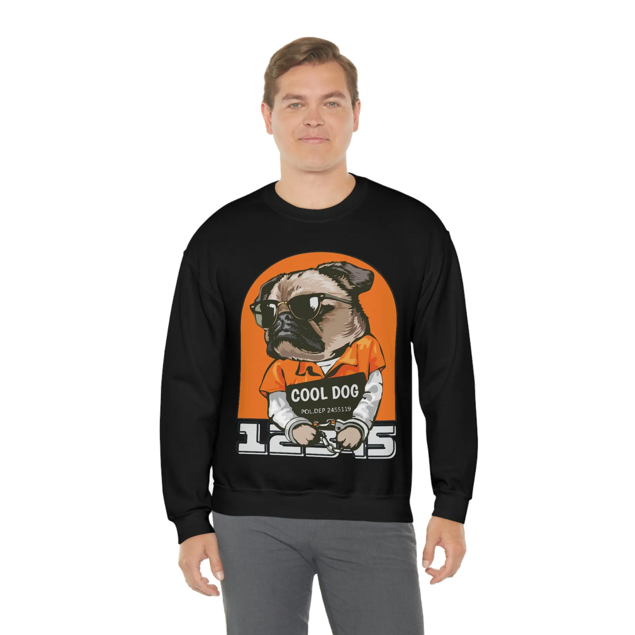 Cool Dog Unisex Heavy Blend™ Crewneck Sweatshirt POD