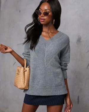 Crisp Morning V Neck Sweater