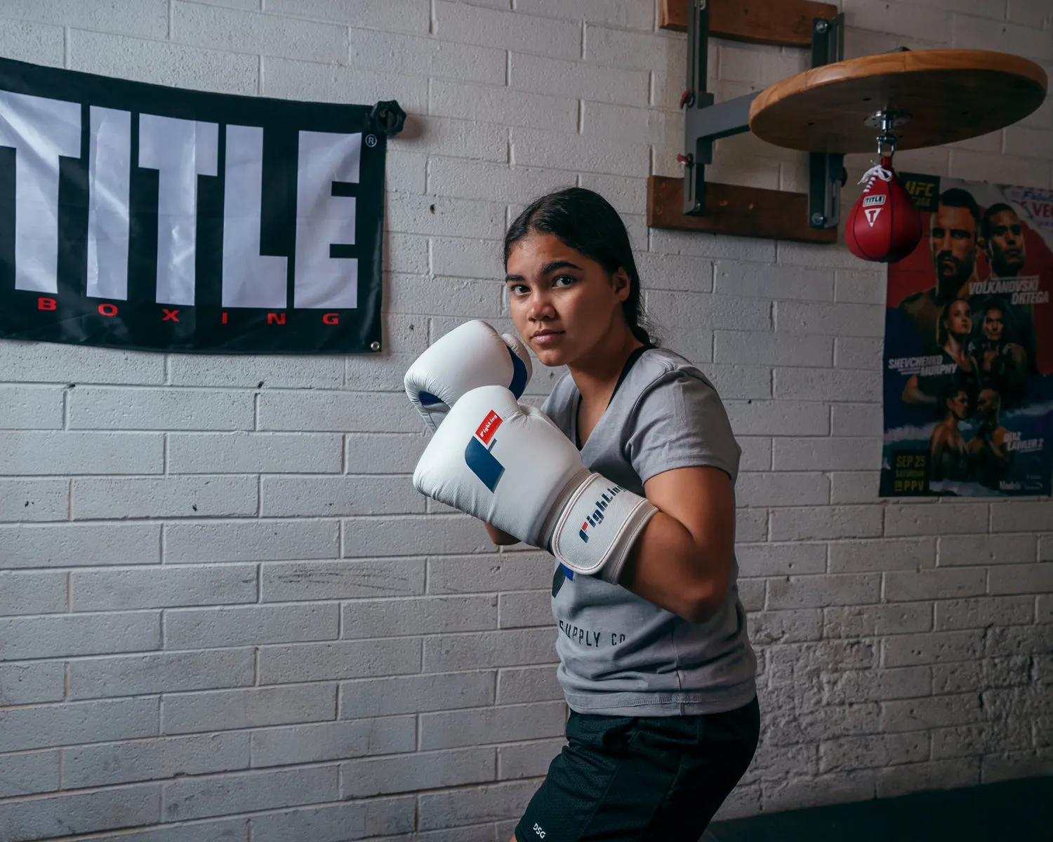 Fighting Leather Heavy Bag Gloves