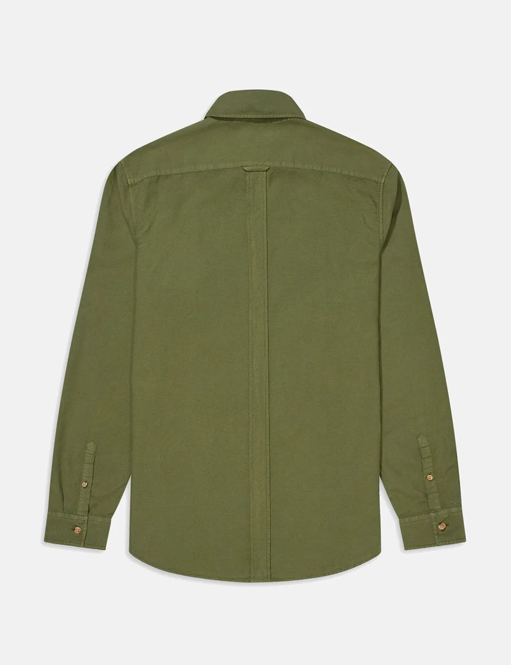 Fred Perry Overdyed Shirt - Military Green