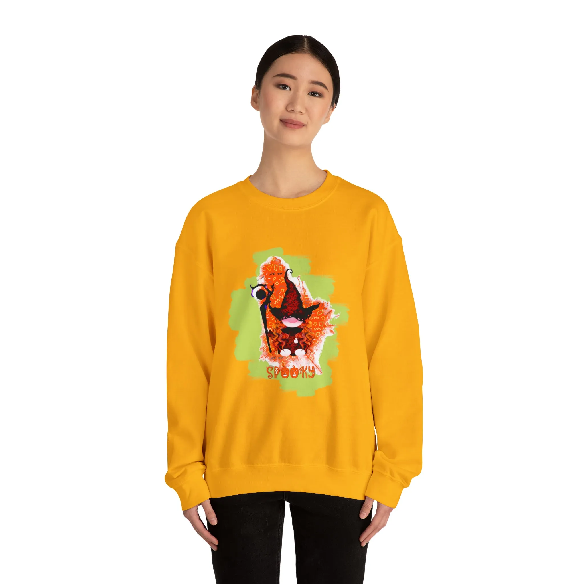 Gnome witch Unisex Heavy Blend™ Crewneck Sweatshirt