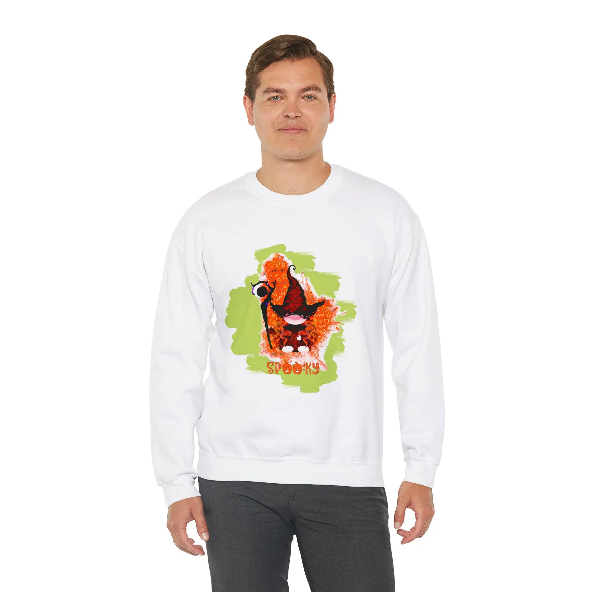 Gnome witch Unisex Heavy Blend™ Crewneck Sweatshirt