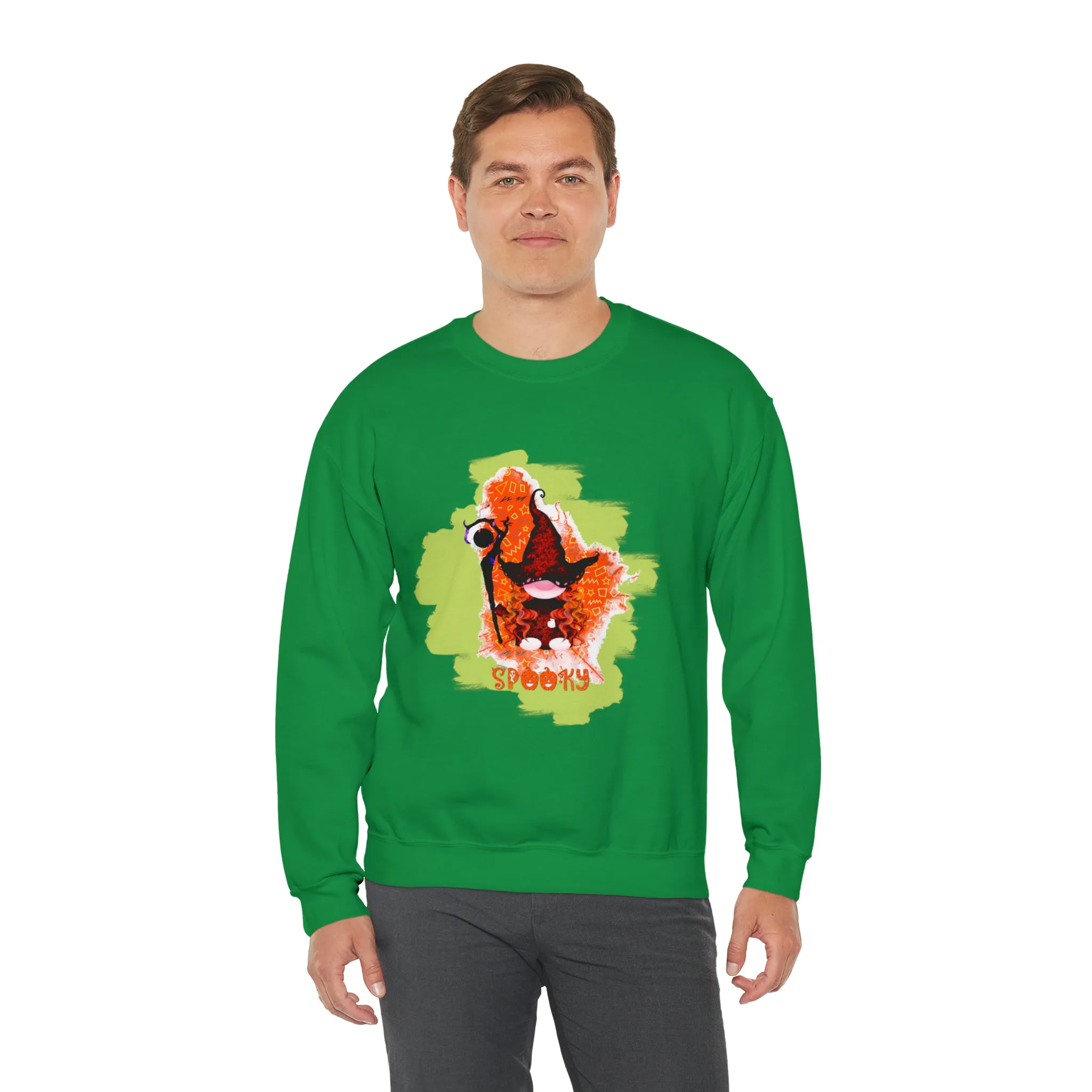 Gnome witch Unisex Heavy Blend™ Crewneck Sweatshirt