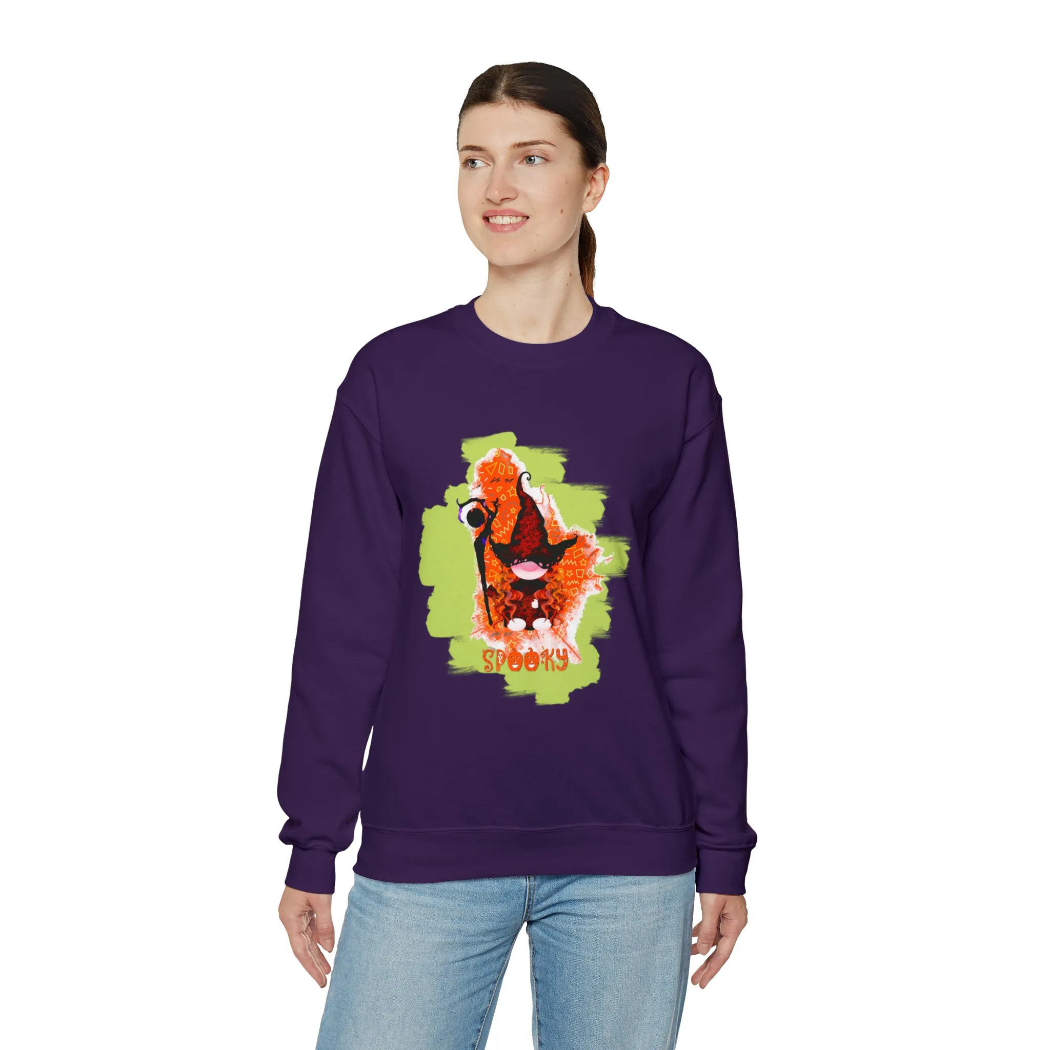 Gnome witch Unisex Heavy Blend™ Crewneck Sweatshirt