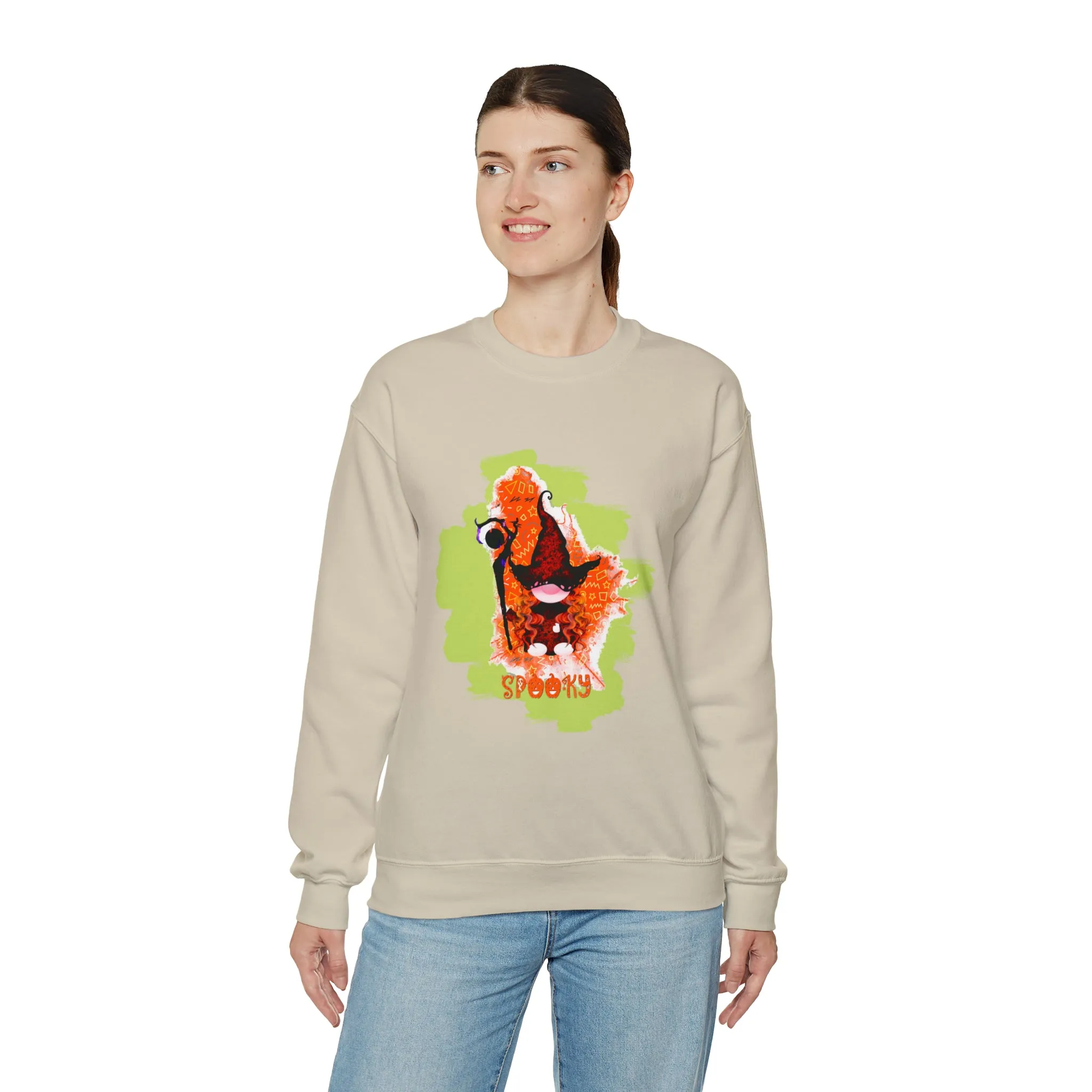 Gnome witch Unisex Heavy Blend™ Crewneck Sweatshirt