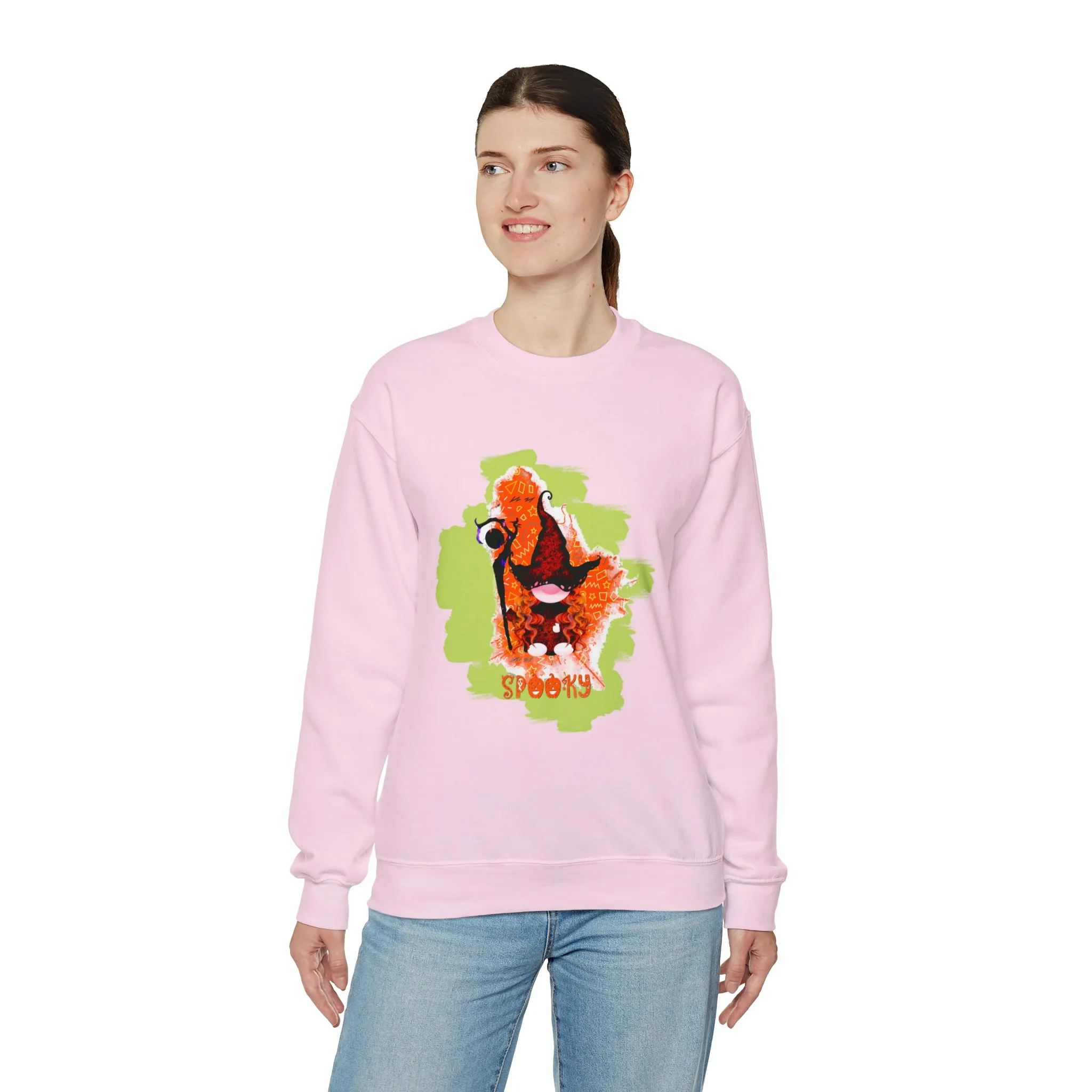 Gnome witch Unisex Heavy Blend™ Crewneck Sweatshirt