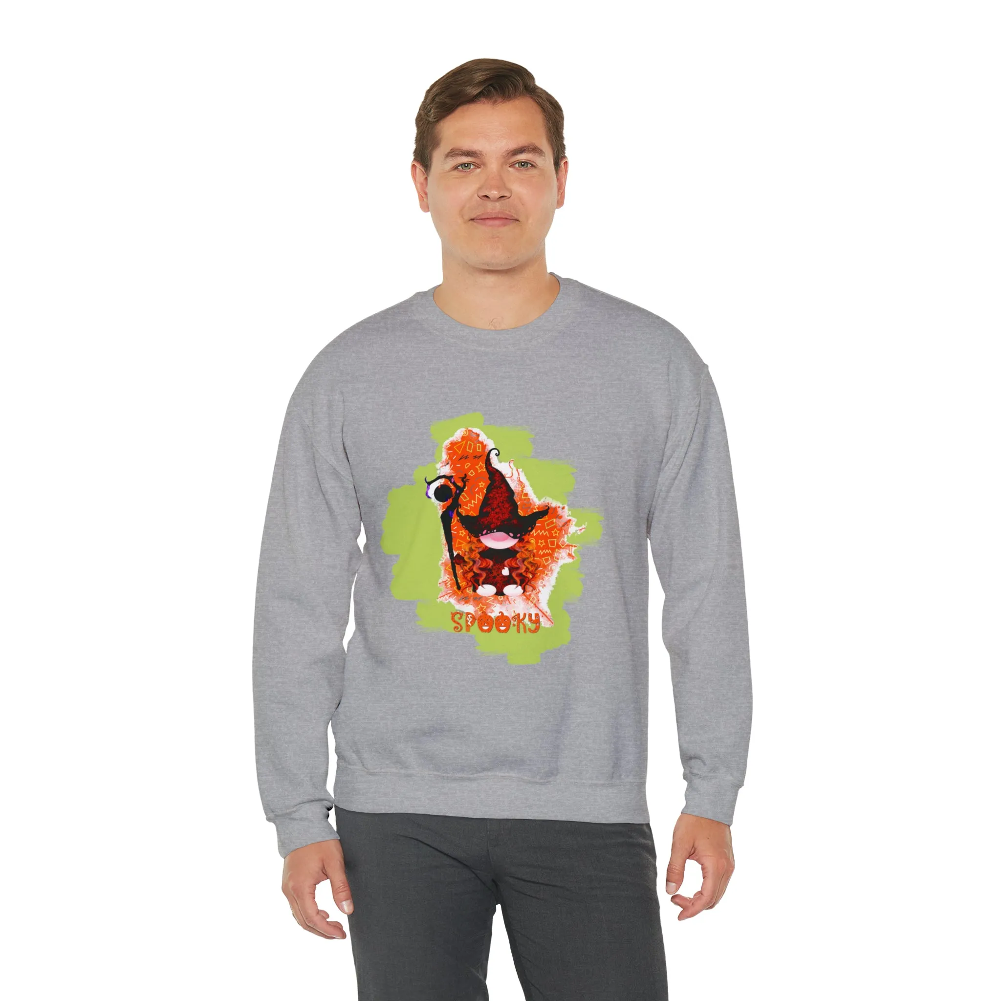 Gnome witch Unisex Heavy Blend™ Crewneck Sweatshirt