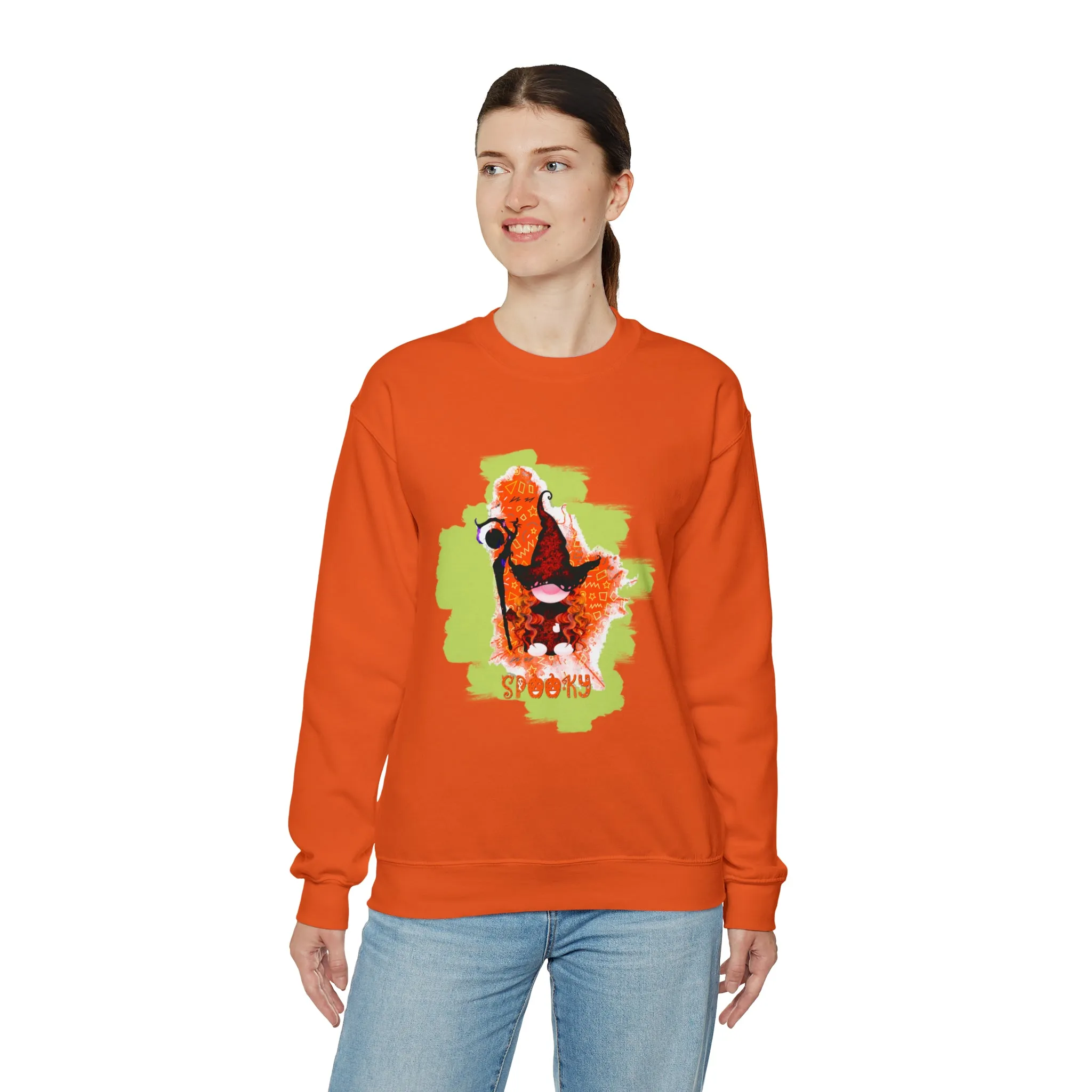 Gnome witch Unisex Heavy Blend™ Crewneck Sweatshirt