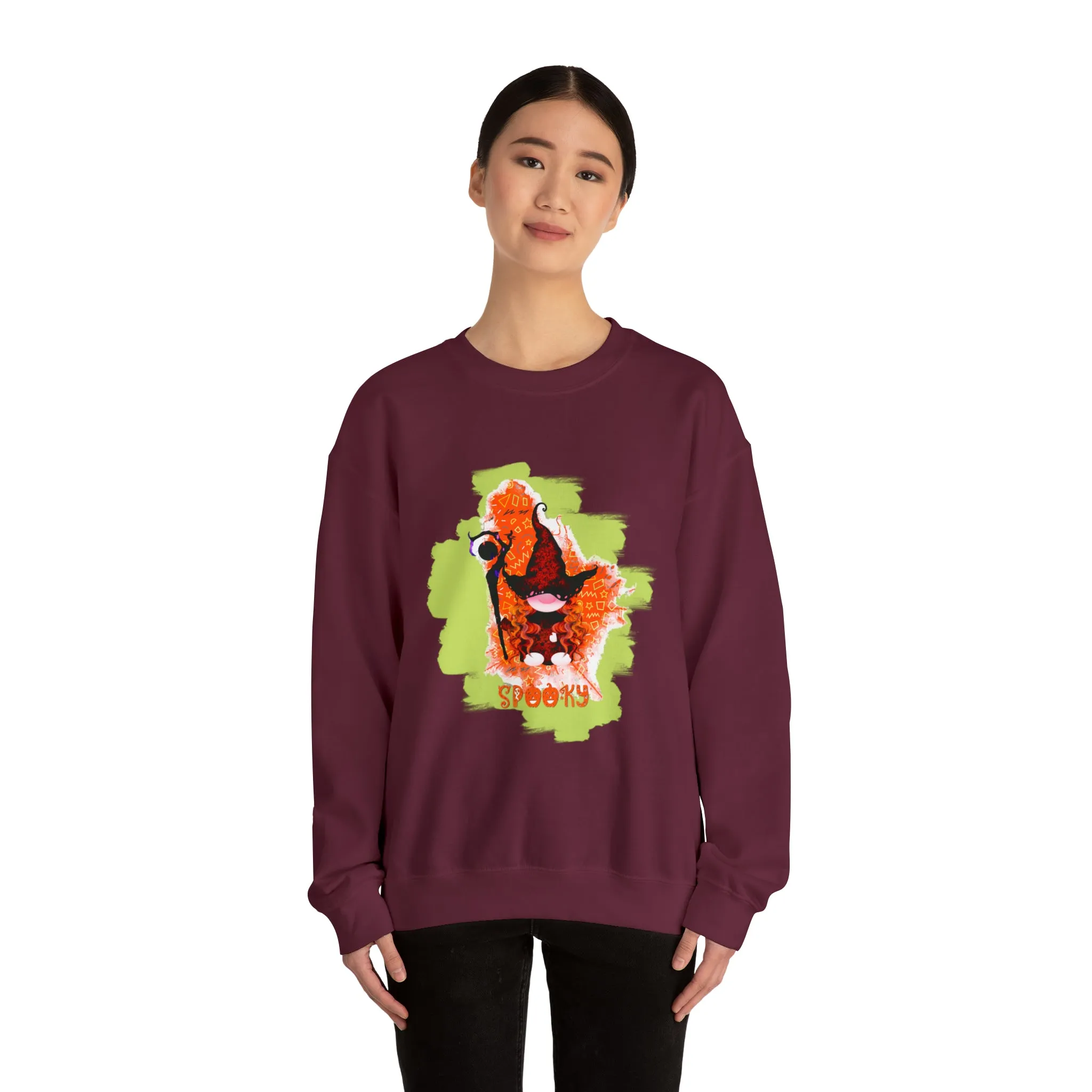 Gnome witch Unisex Heavy Blend™ Crewneck Sweatshirt