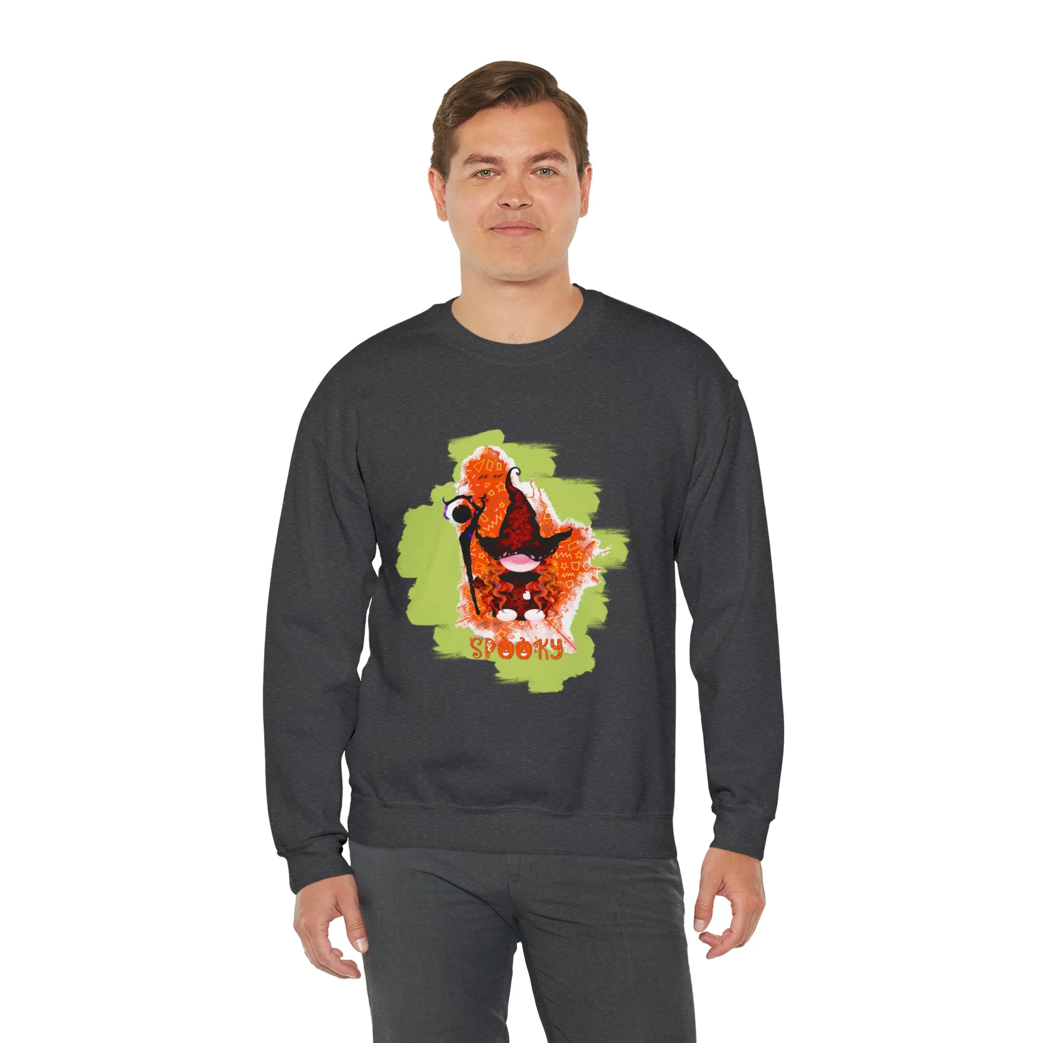 Gnome witch Unisex Heavy Blend™ Crewneck Sweatshirt