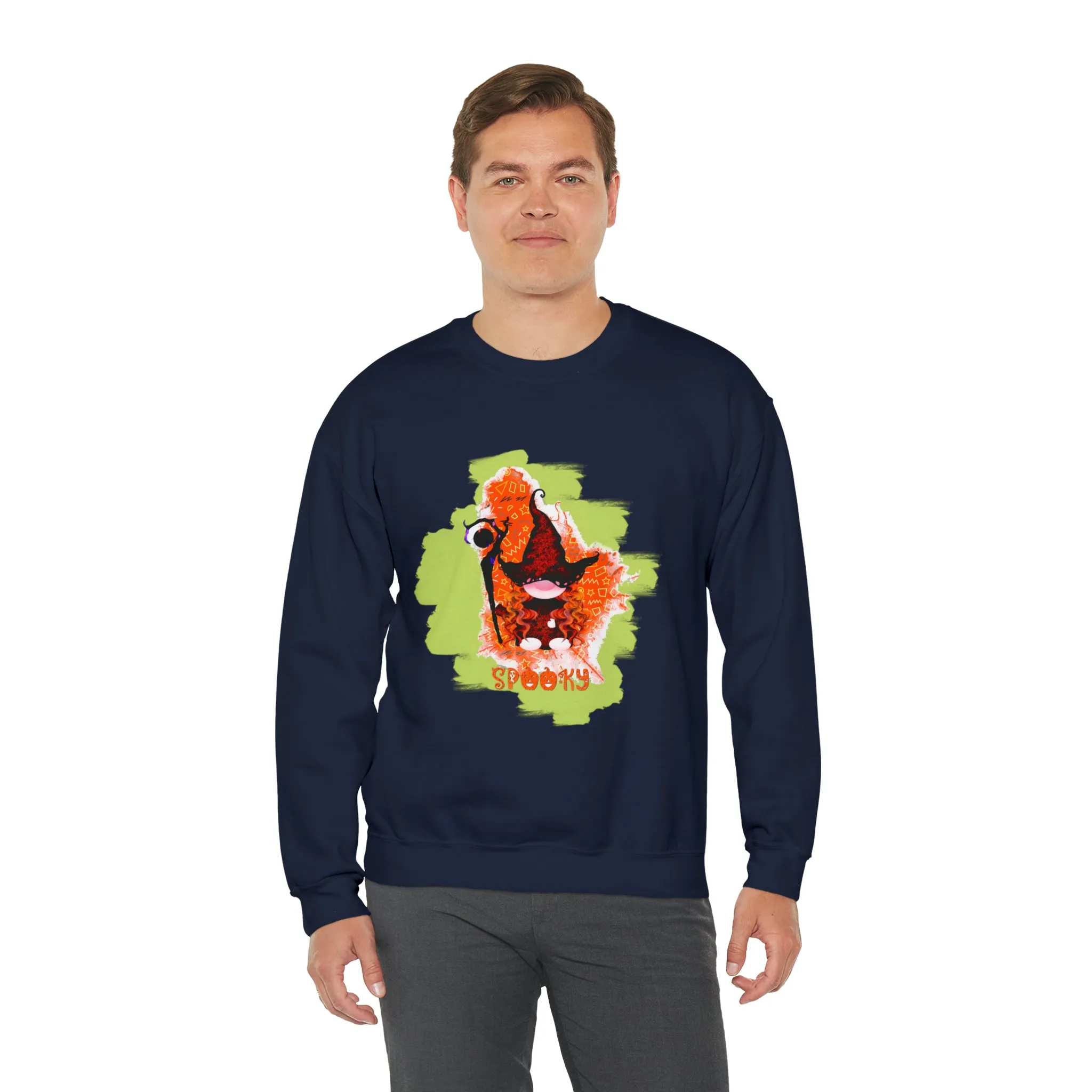 Gnome witch Unisex Heavy Blend™ Crewneck Sweatshirt