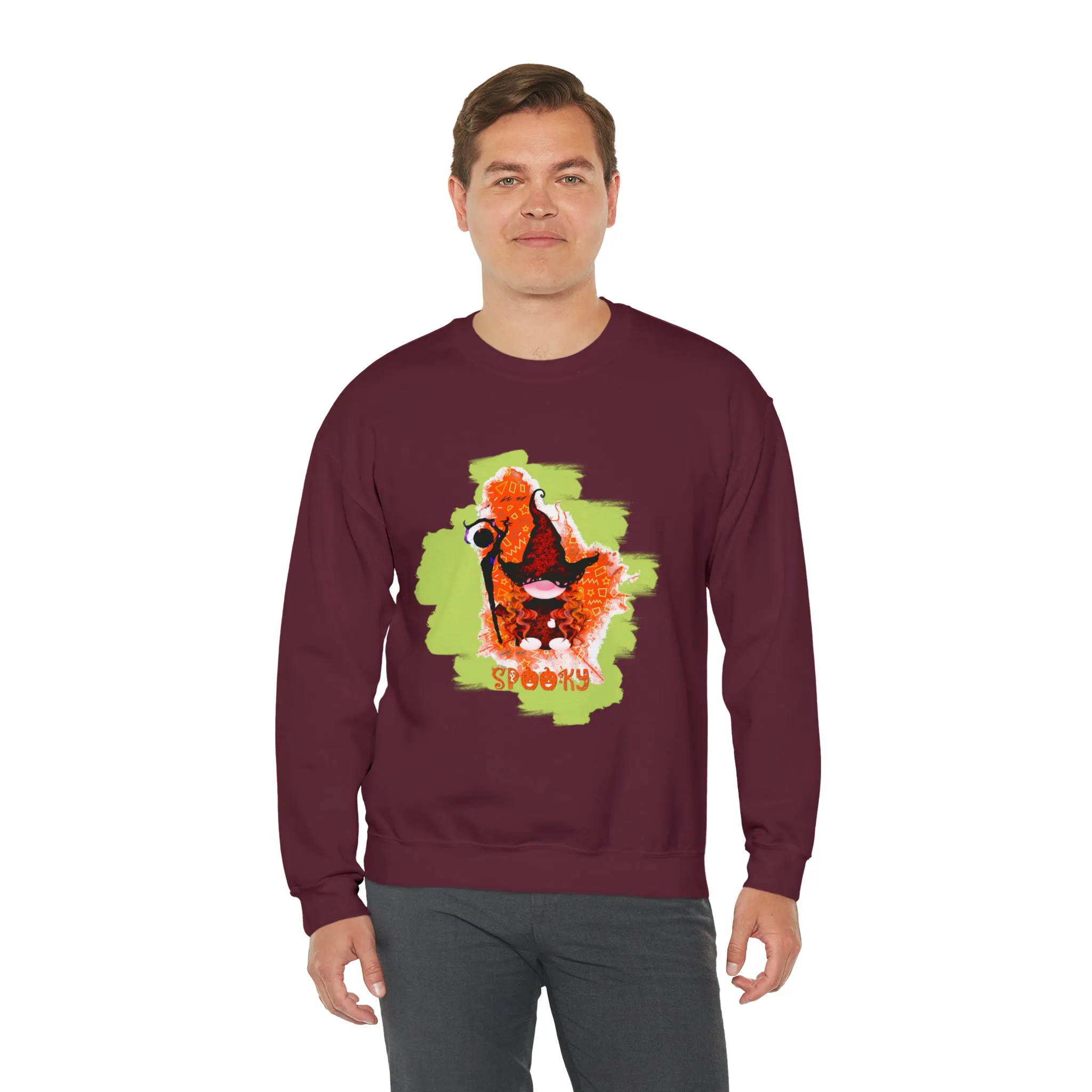 Gnome witch Unisex Heavy Blend™ Crewneck Sweatshirt