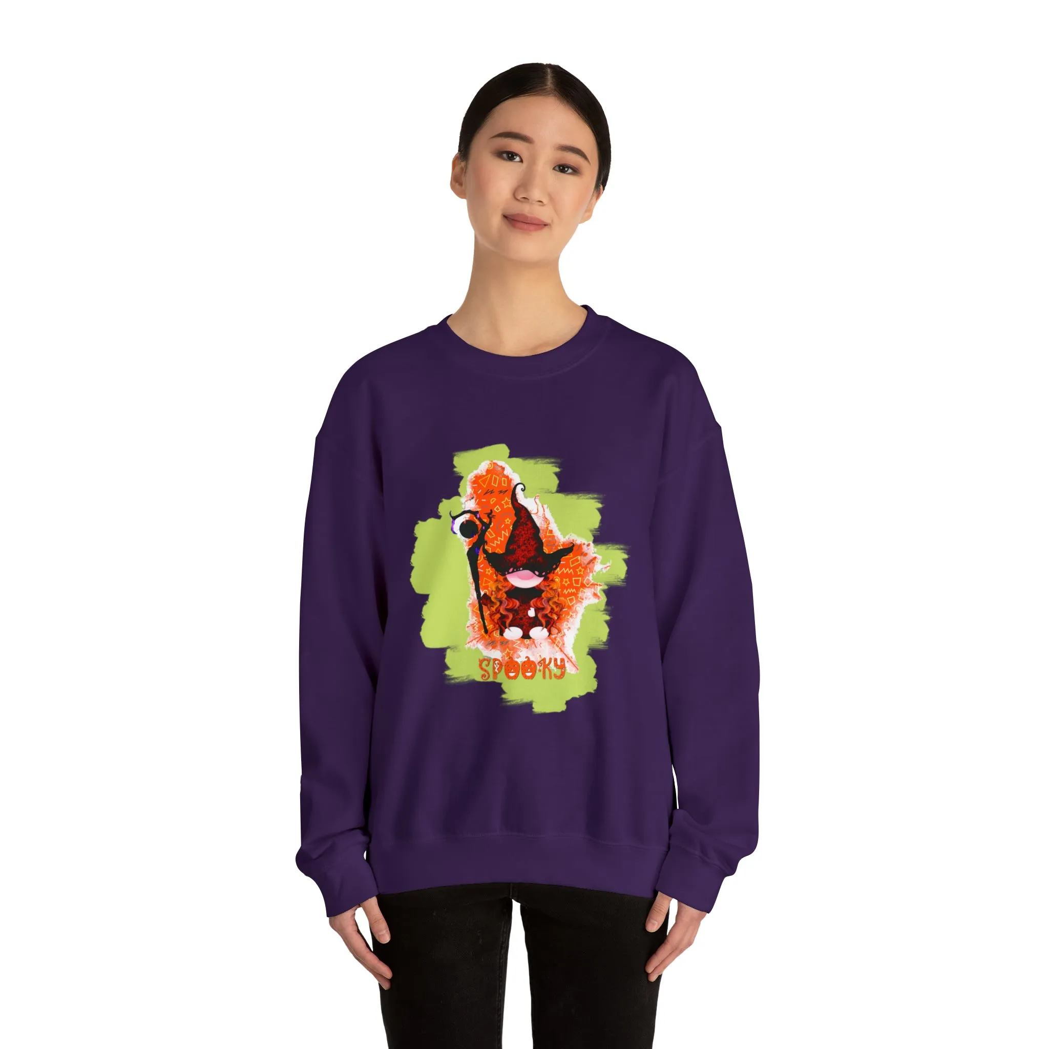 Gnome witch Unisex Heavy Blend™ Crewneck Sweatshirt