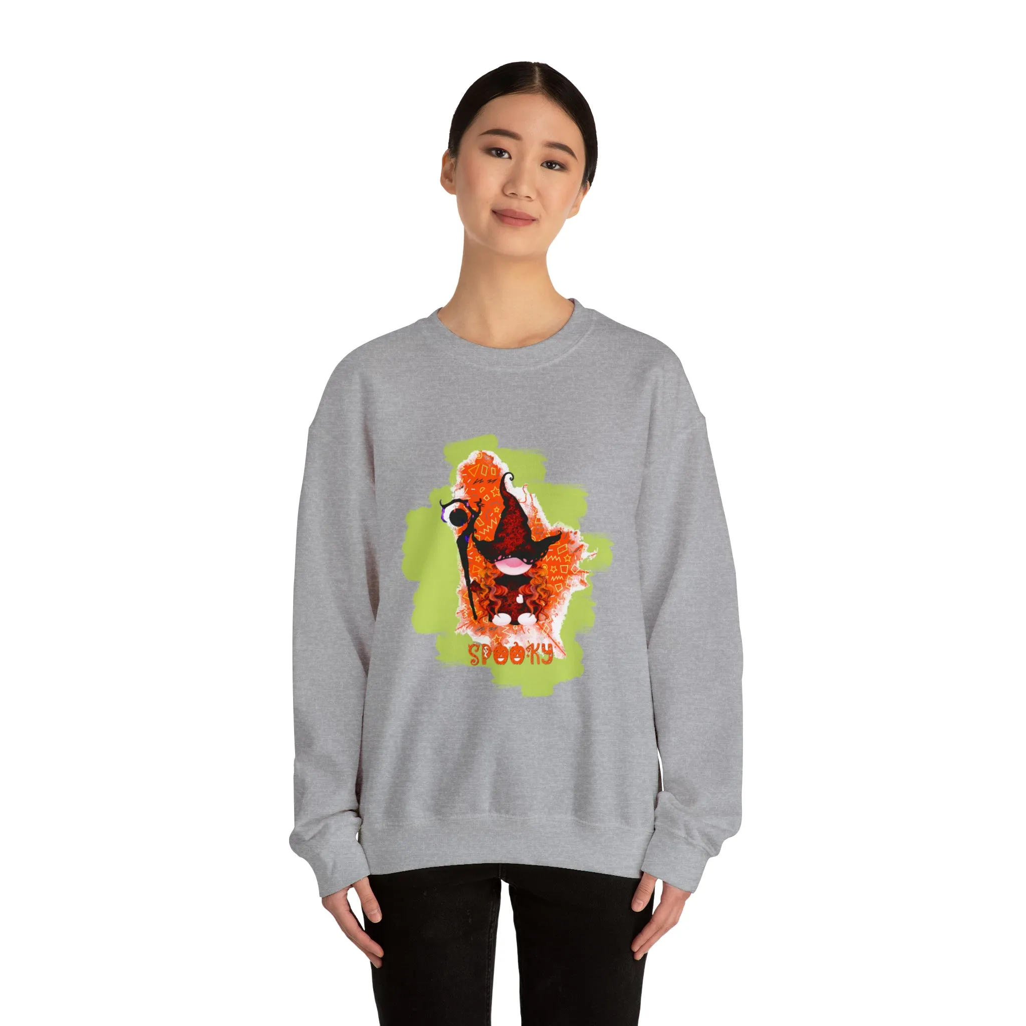 Gnome witch Unisex Heavy Blend™ Crewneck Sweatshirt