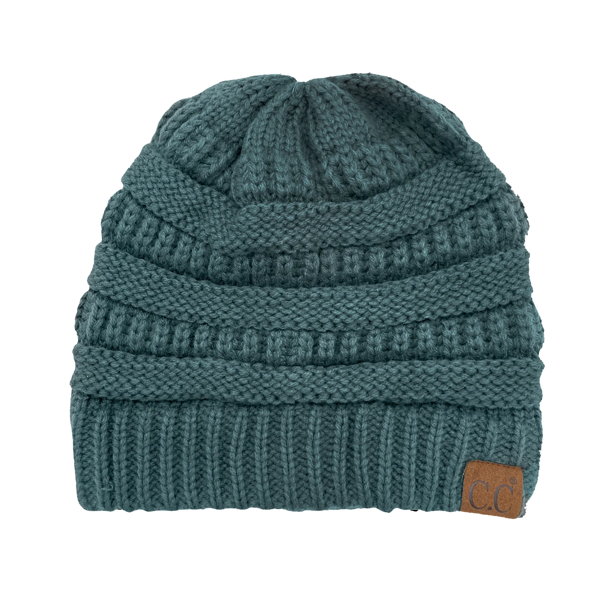 HAT-20A BEANIE TEAL GREY