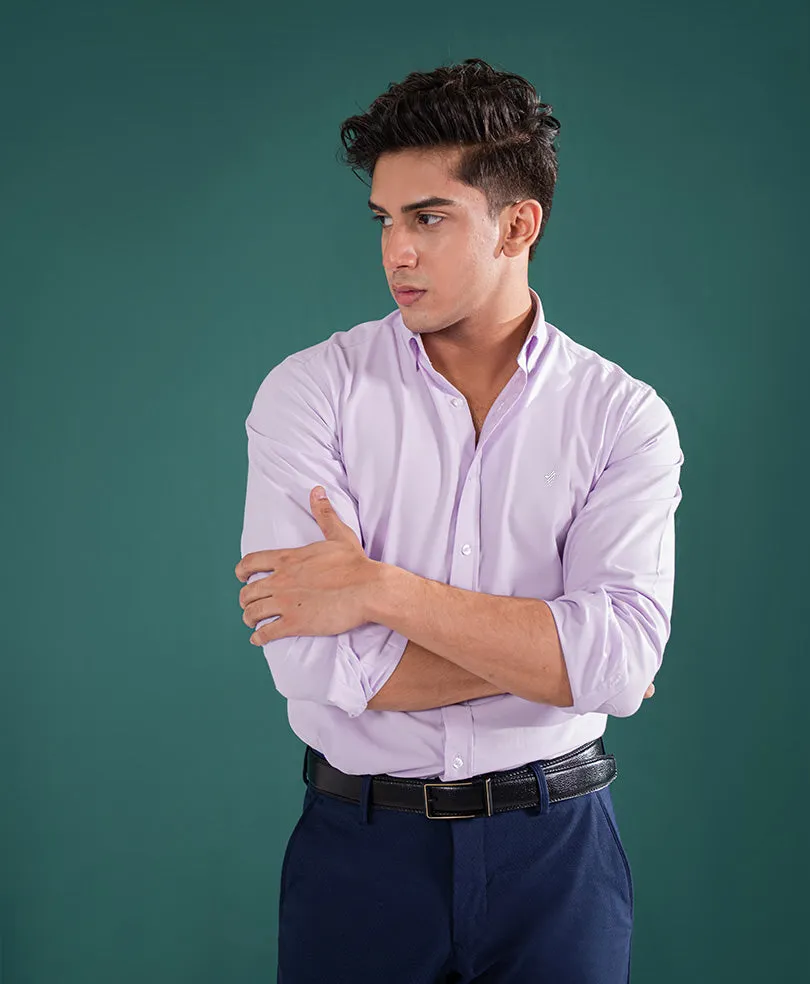 Lilac Oxford Shirt (Slim / Modern Fit)