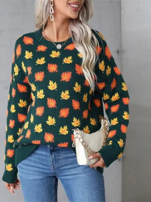 Maple Leafs Autumn Knit Sweater