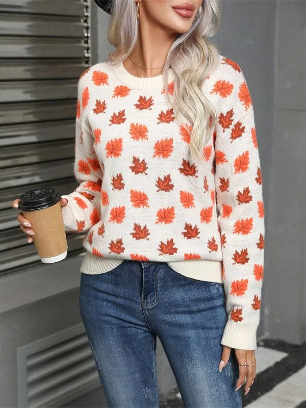 Maple Leafs Autumn Knit Sweater