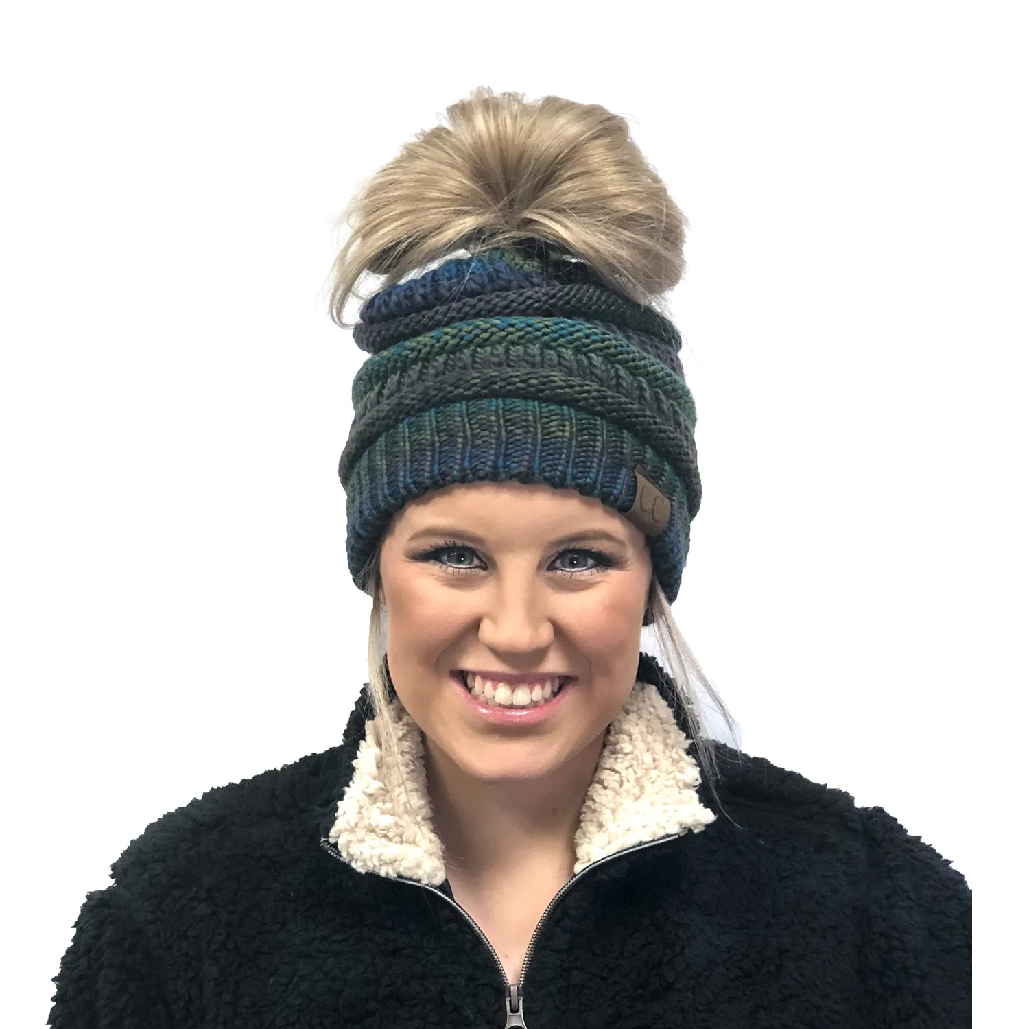 MB-705 BEANIE TEAL MIX