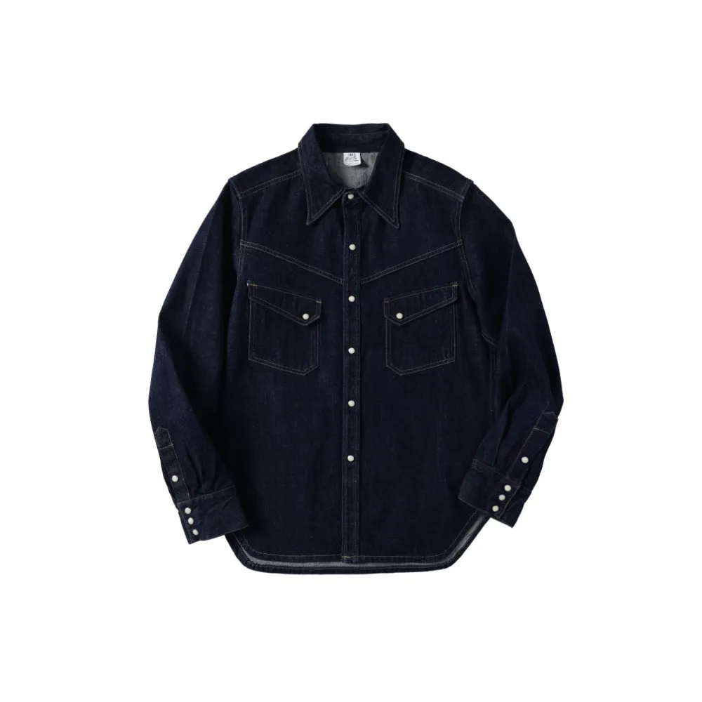 Men's Indigo Western Denim Shirt