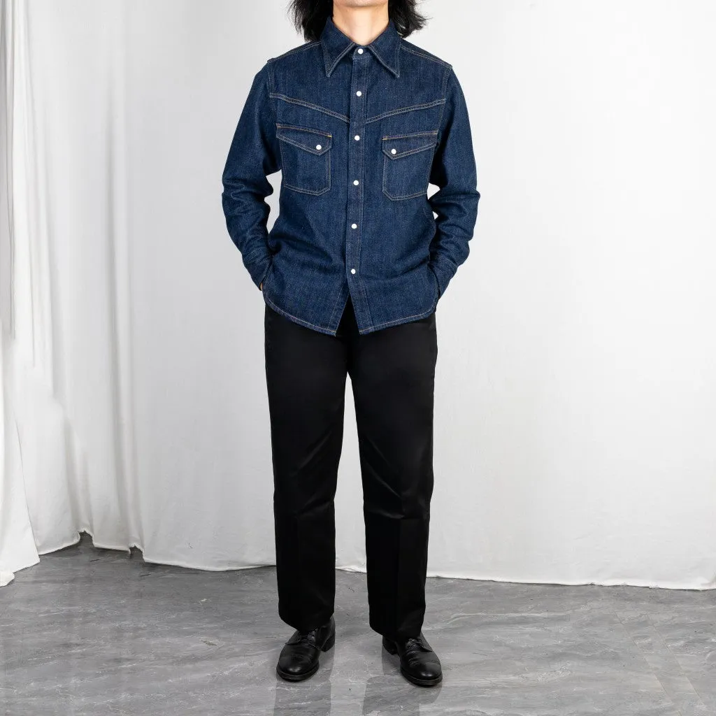 Men's Indigo Western Denim Shirt