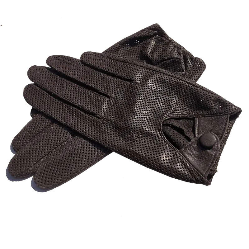 Mens Unlined Leather Glove For Fitted Tight