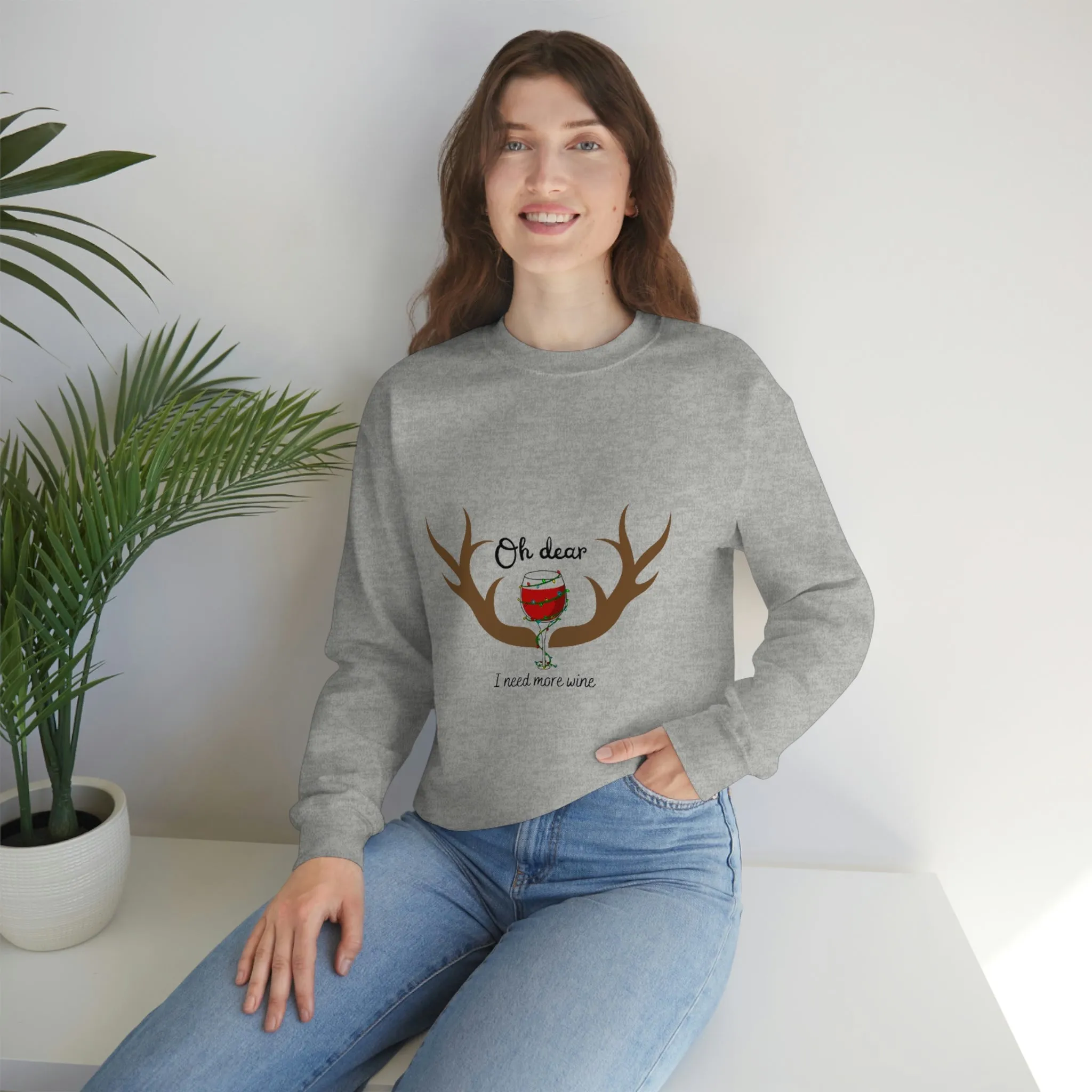 oh dear Unisex Heavy Blend™ Crewneck Sweatshirt