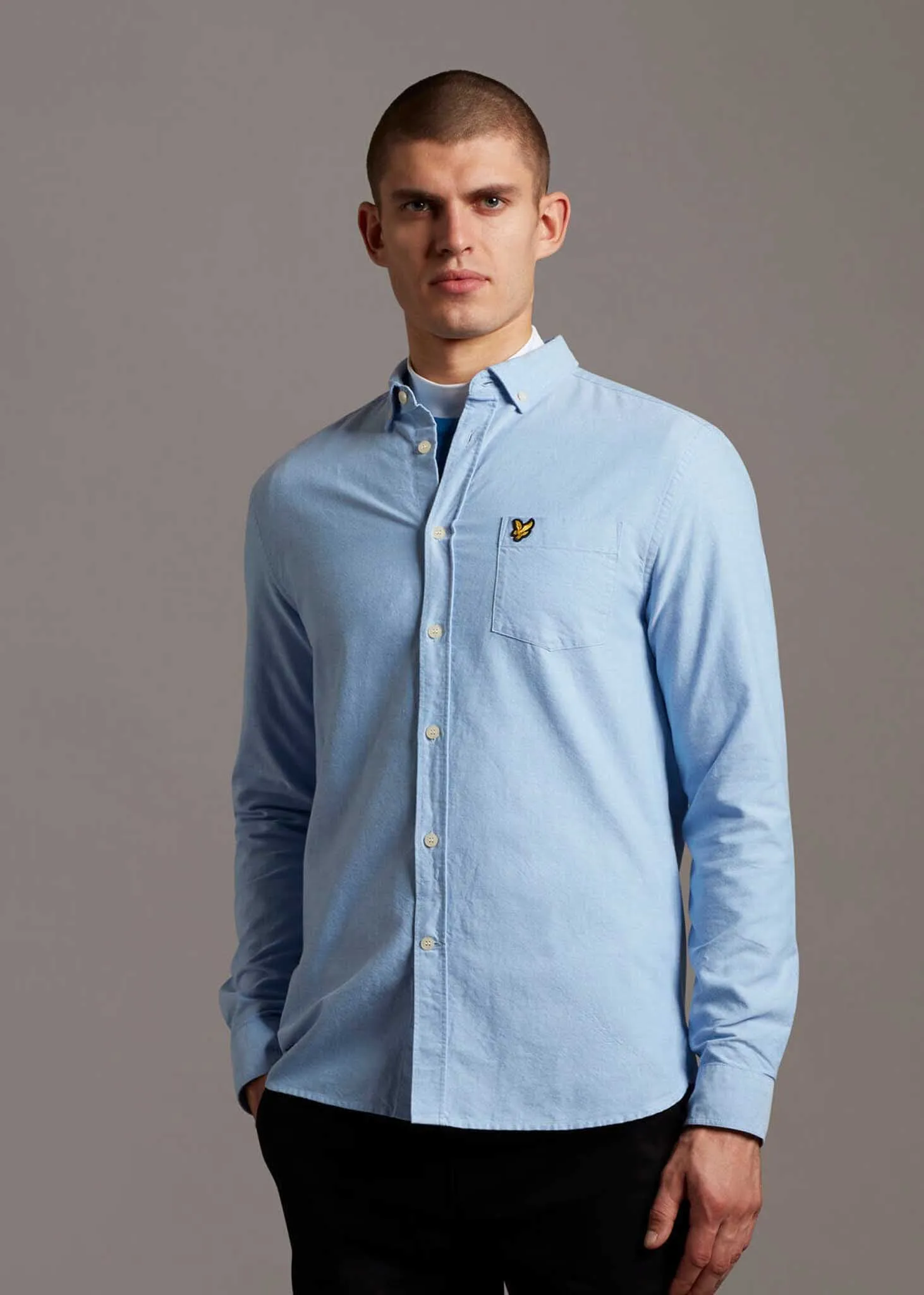 Oxford shirt - riviera blue