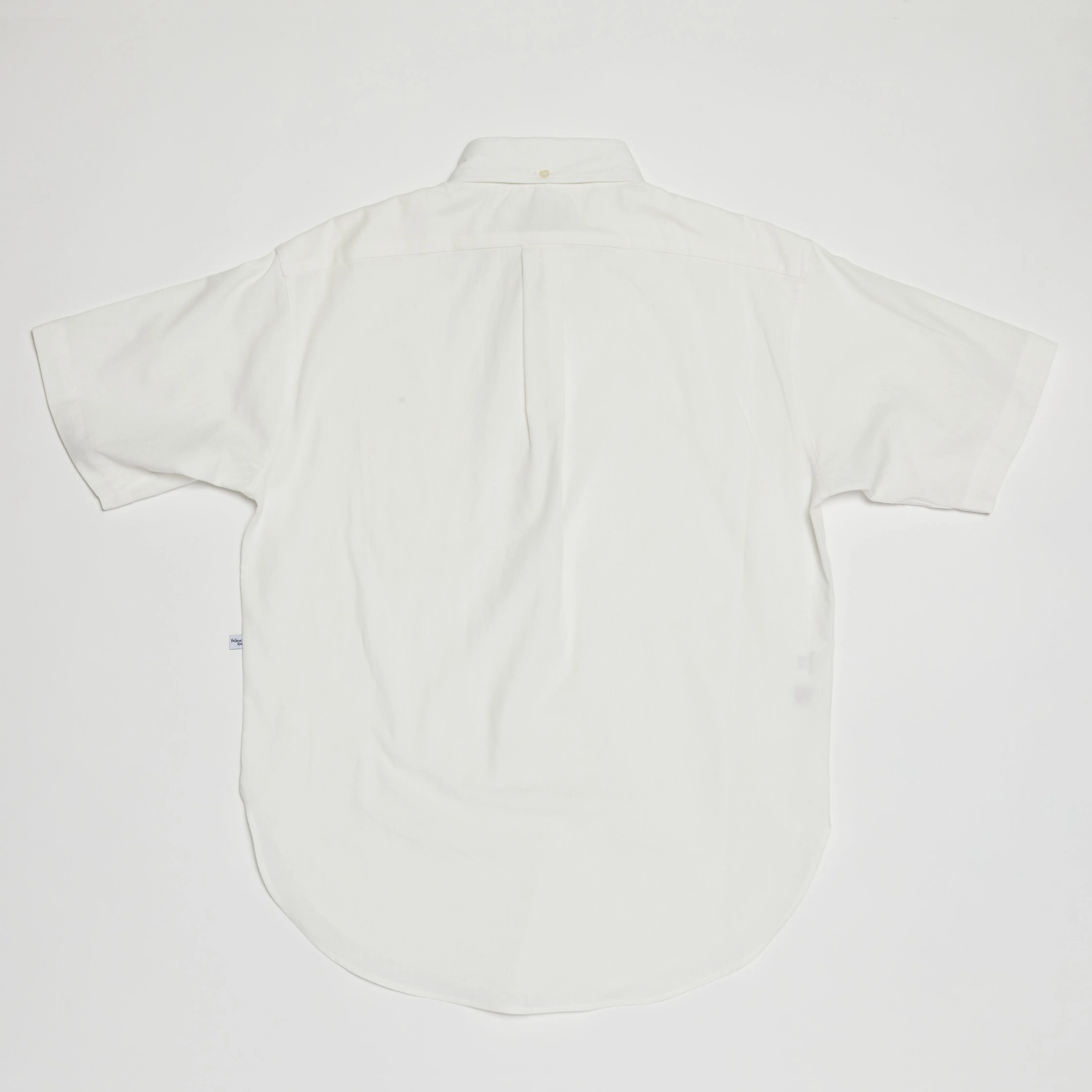 Pull-over Button-down Shirt (White)