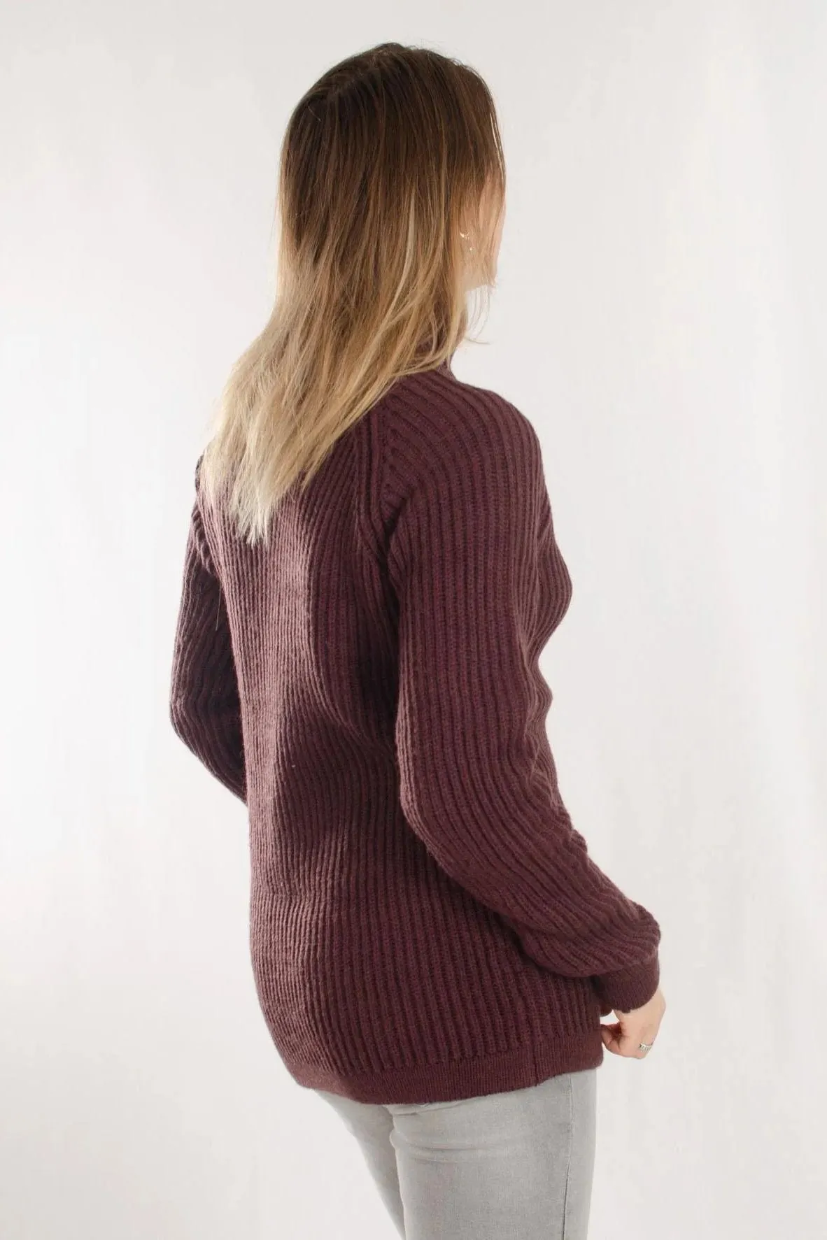 Ribbed Fisherman Jumper