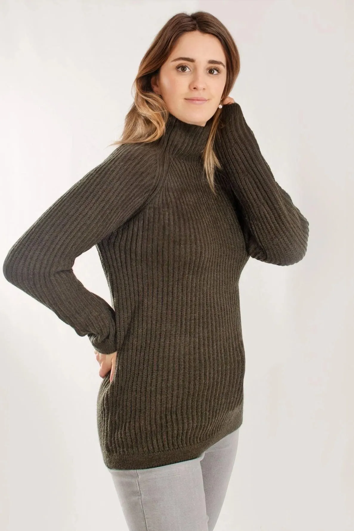 Ribbed Fisherman Jumper