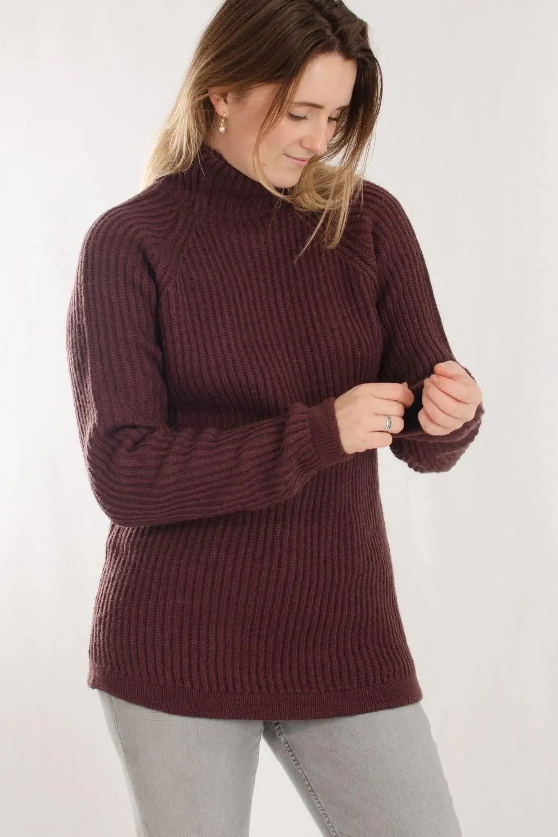 Ribbed Fisherman Jumper