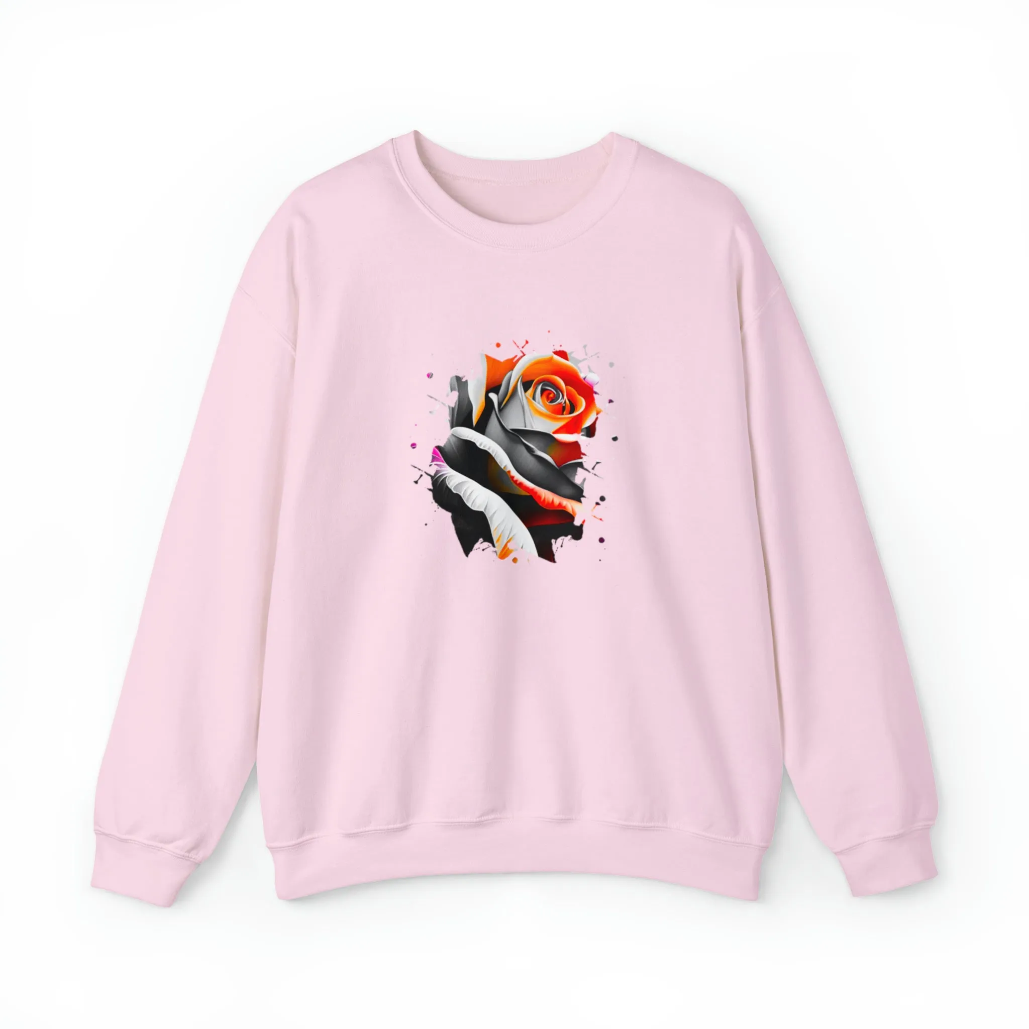 Rose Unisex Heavy Blend™ Crewneck Sweatshirt