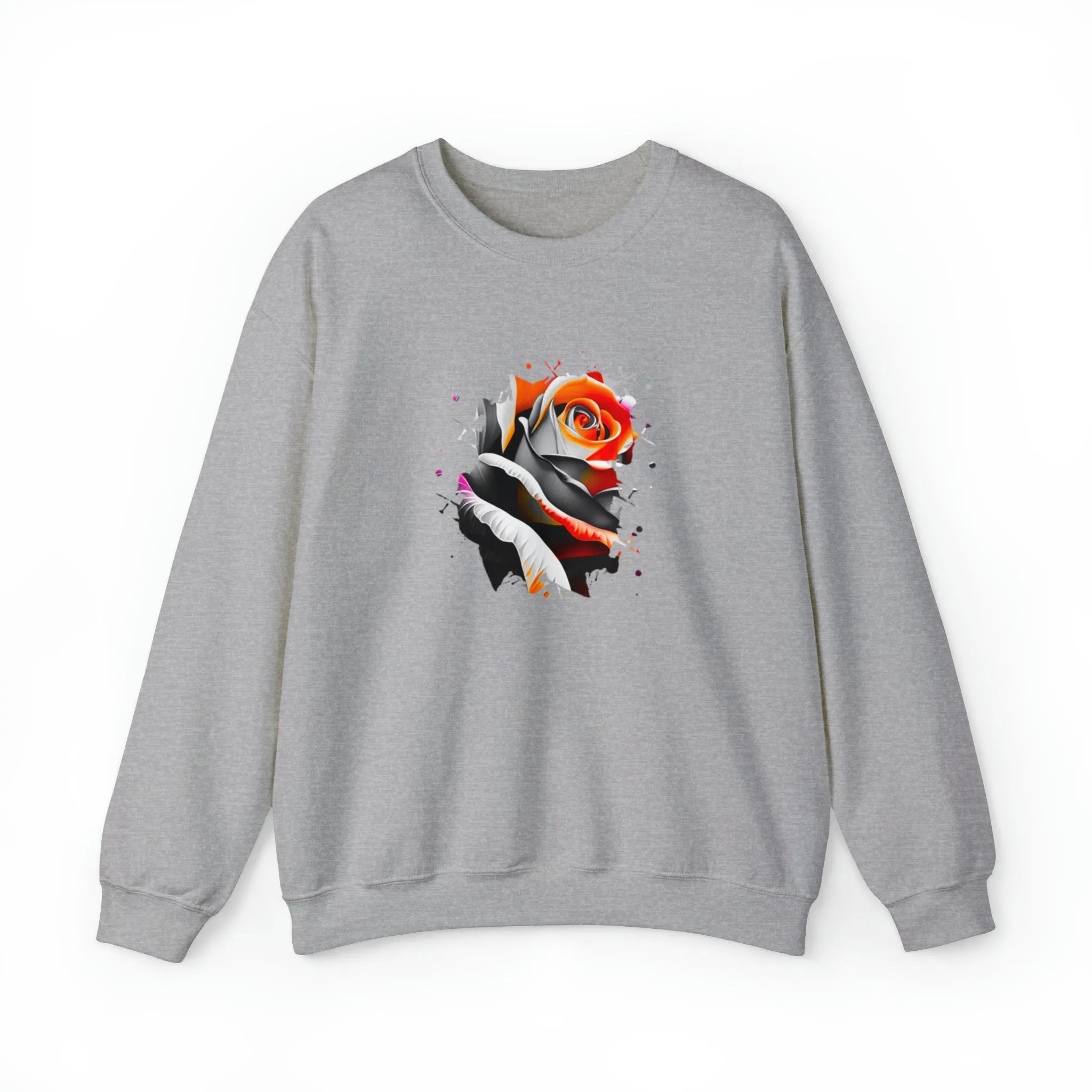 Rose Unisex Heavy Blend™ Crewneck Sweatshirt