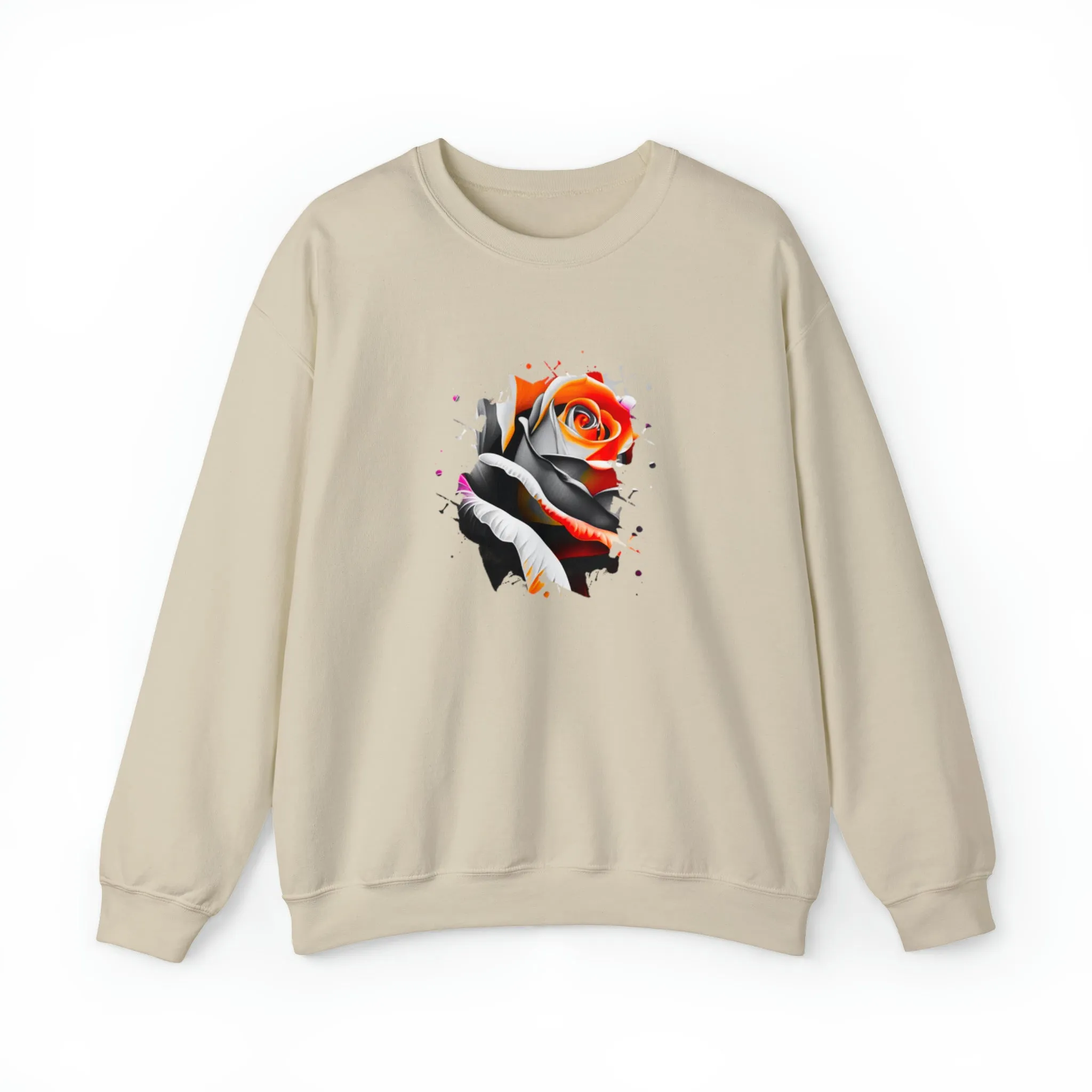 Rose Unisex Heavy Blend™ Crewneck Sweatshirt