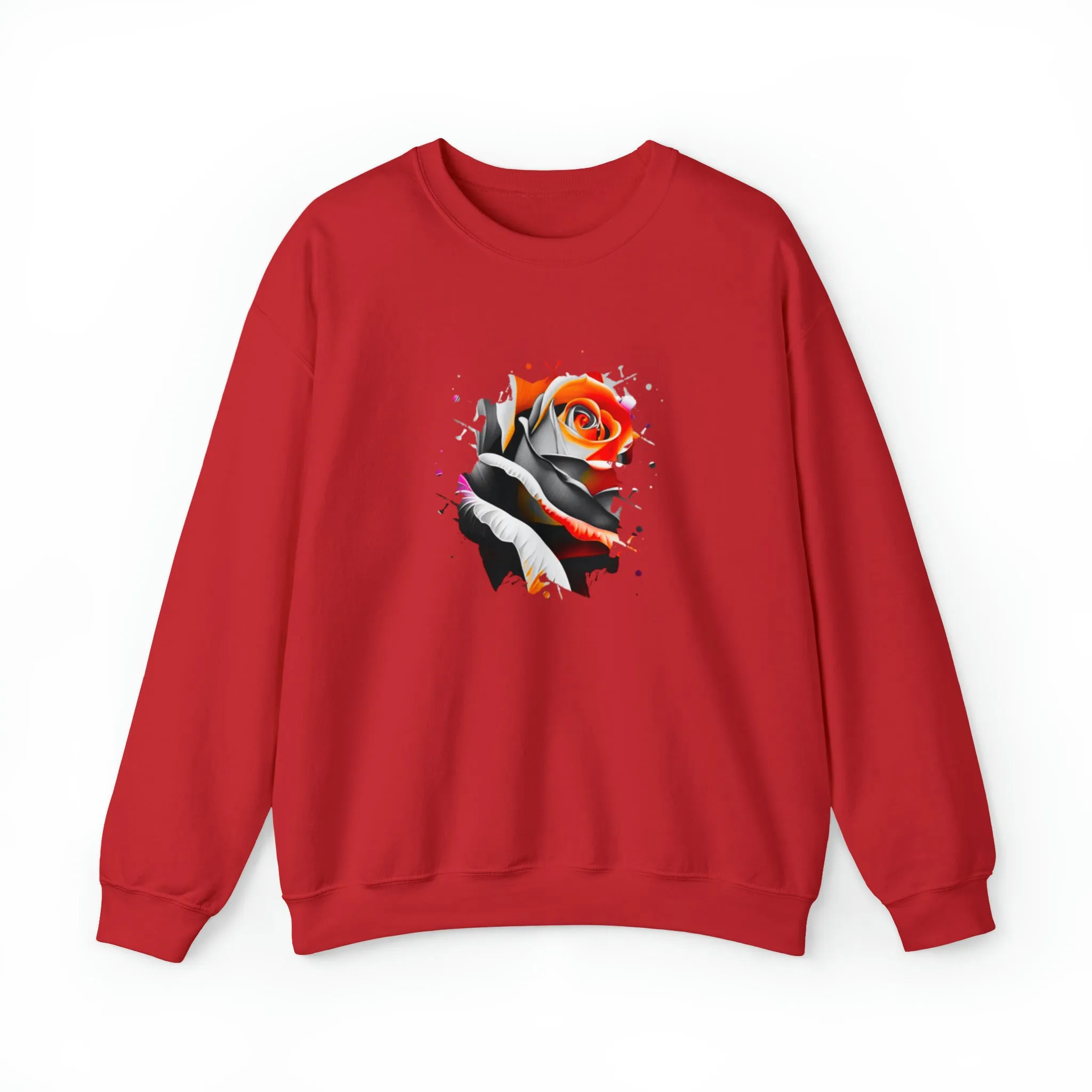 Rose Unisex Heavy Blend™ Crewneck Sweatshirt