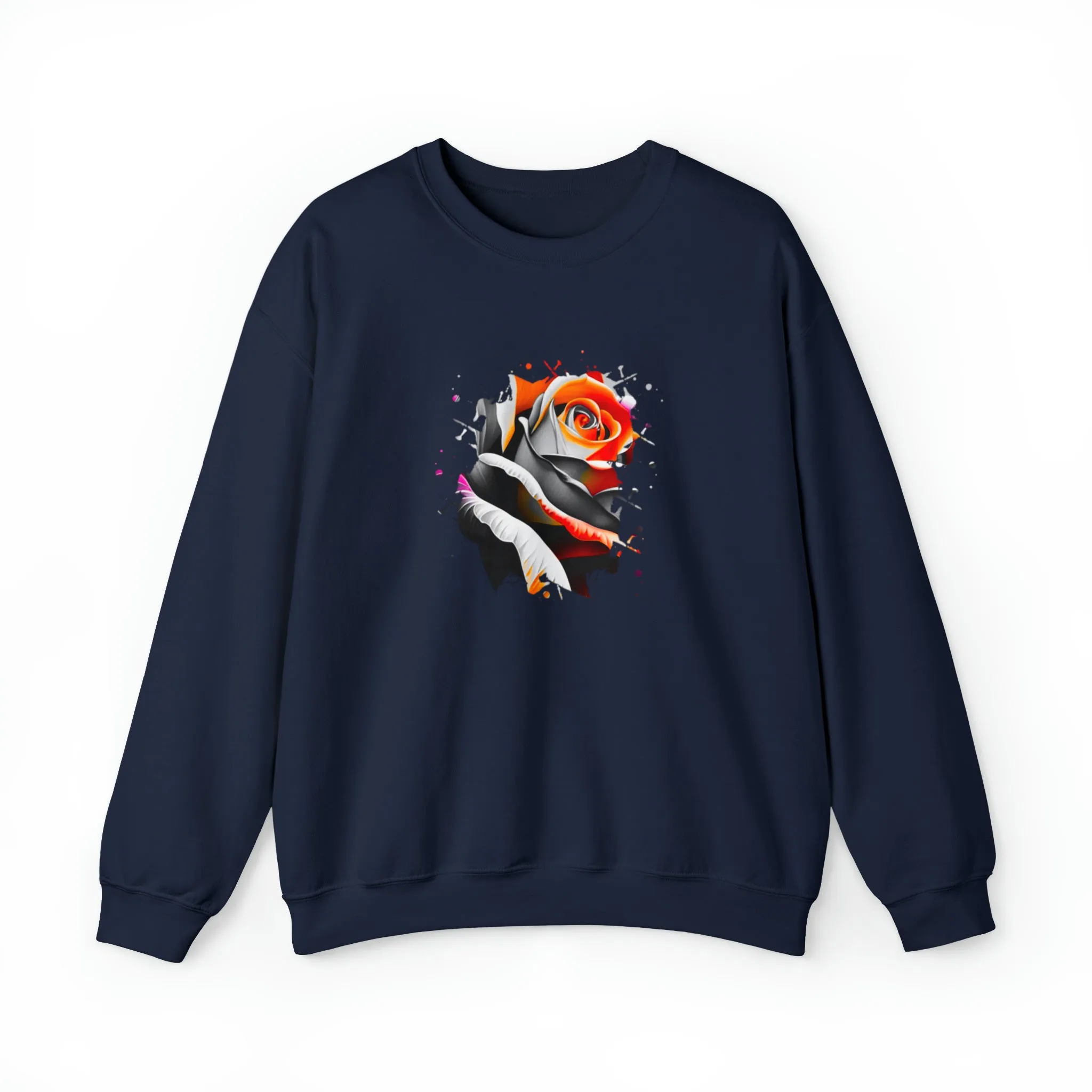 Rose Unisex Heavy Blend™ Crewneck Sweatshirt