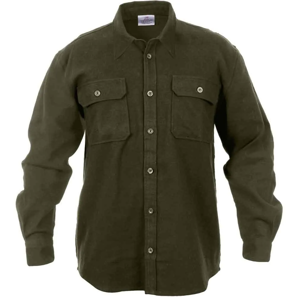 Rothco Mens Heavyweight Flannel Shirt