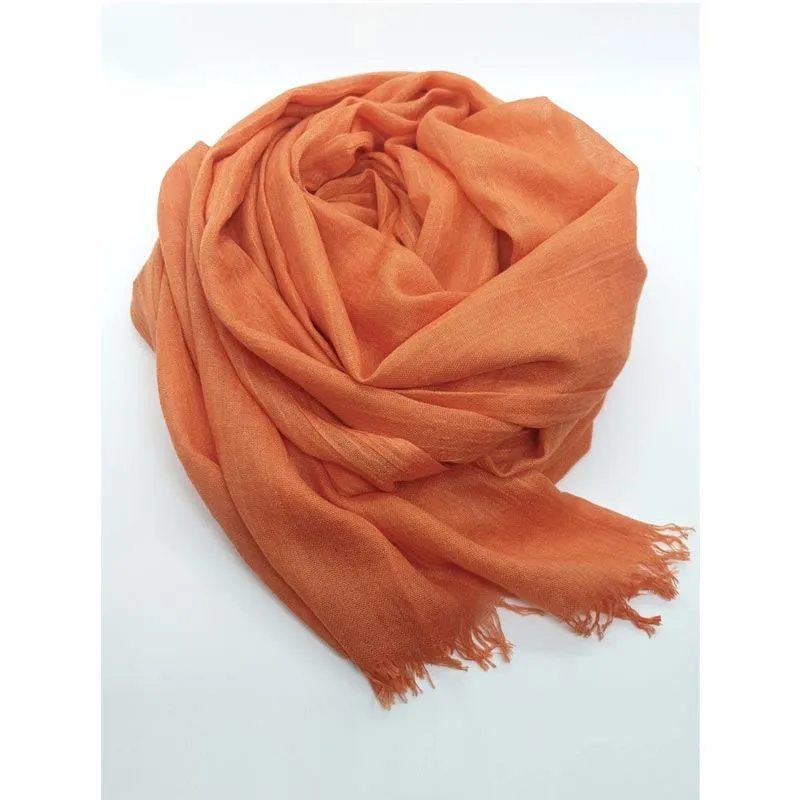 Soft Bamboo Scarf – Burnt Orange