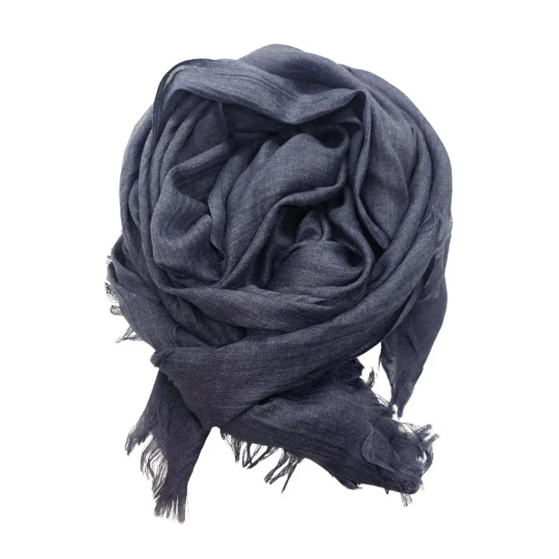 Soft Bamboo Scarf – Denim Blue