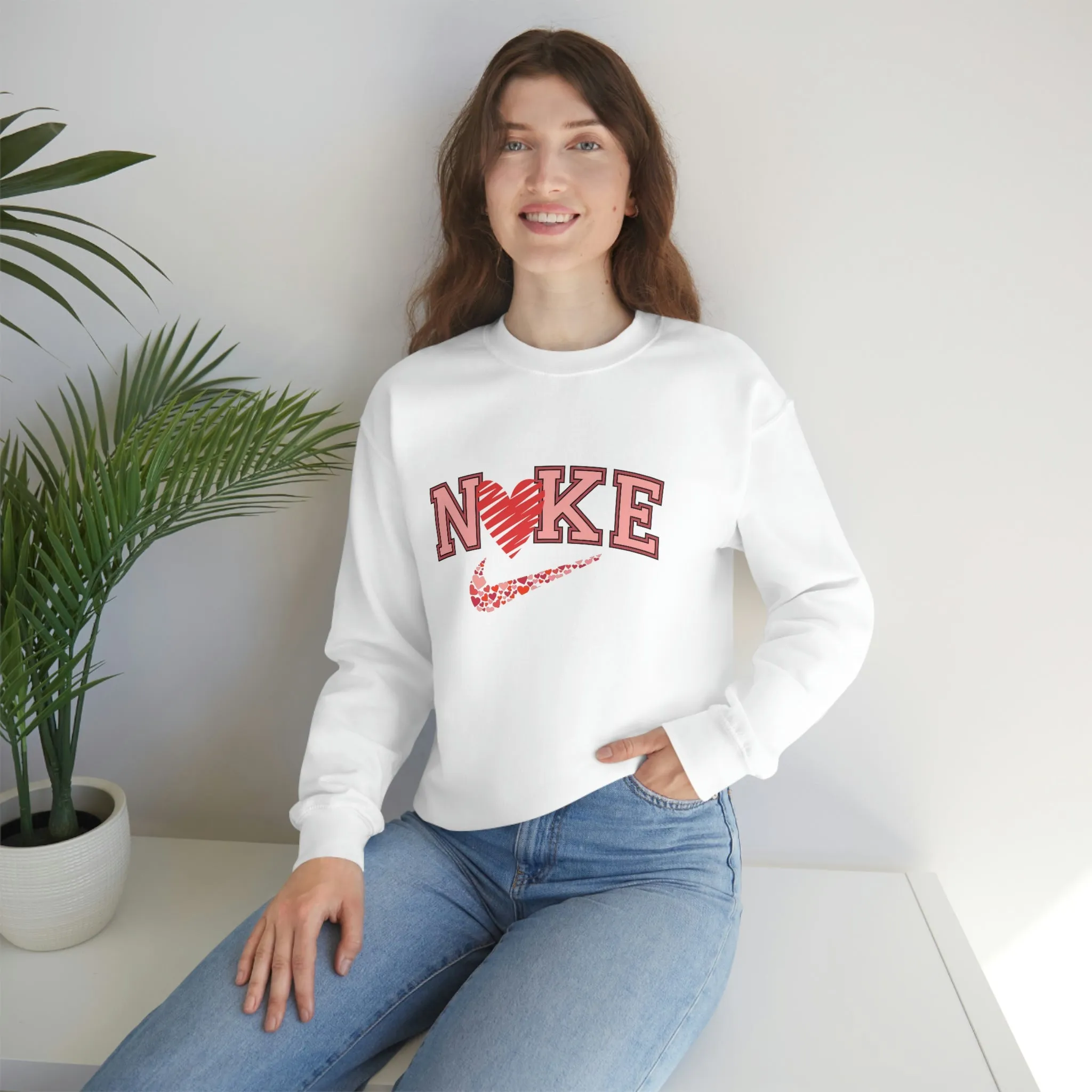 Valentine Day Printed Sweatshirt, Vintage Butterfly Sweatshirt, Crewneck Sweatshirt, Vintage Sweater,Printed Hoodie, Trendy Sweashirt Crewneck Sweatshirt